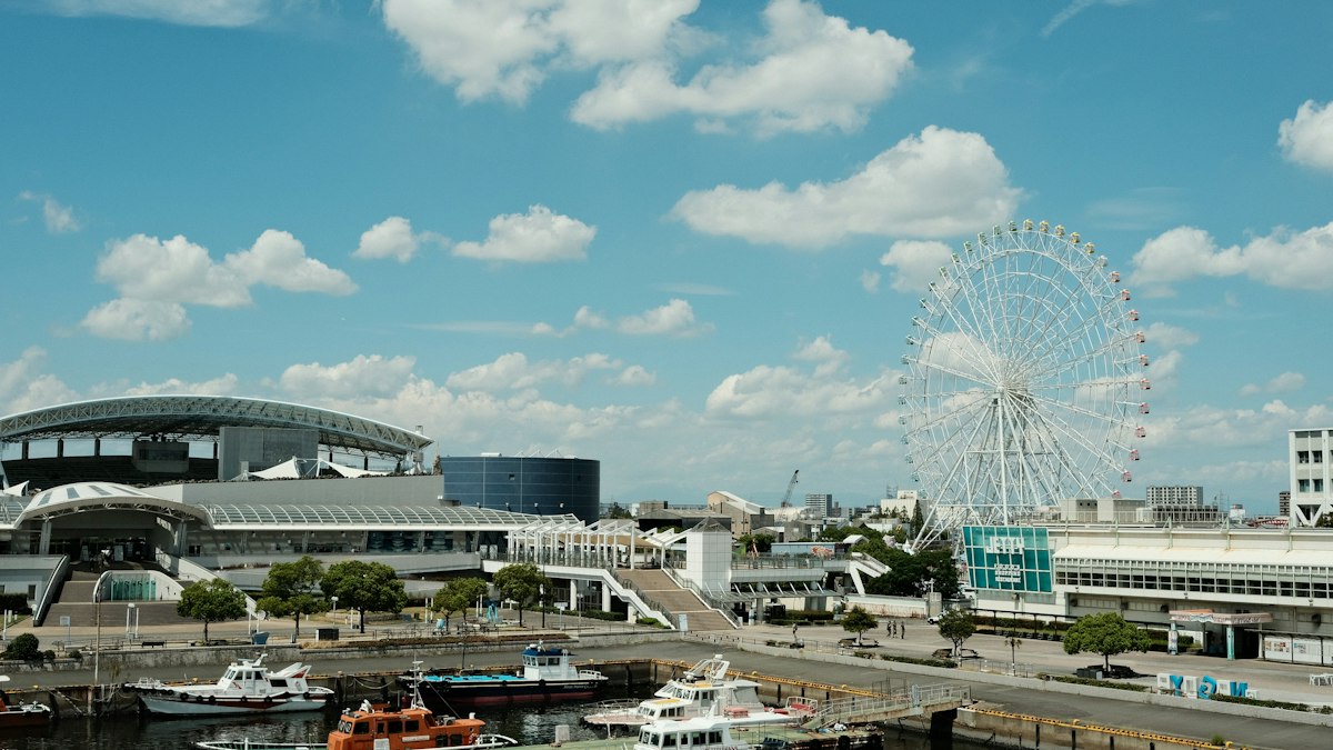 名古屋港での工事