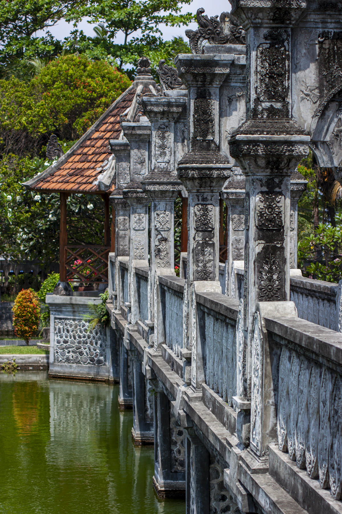 Secluded tropical island coastline and pristine coral atolls of Bintan