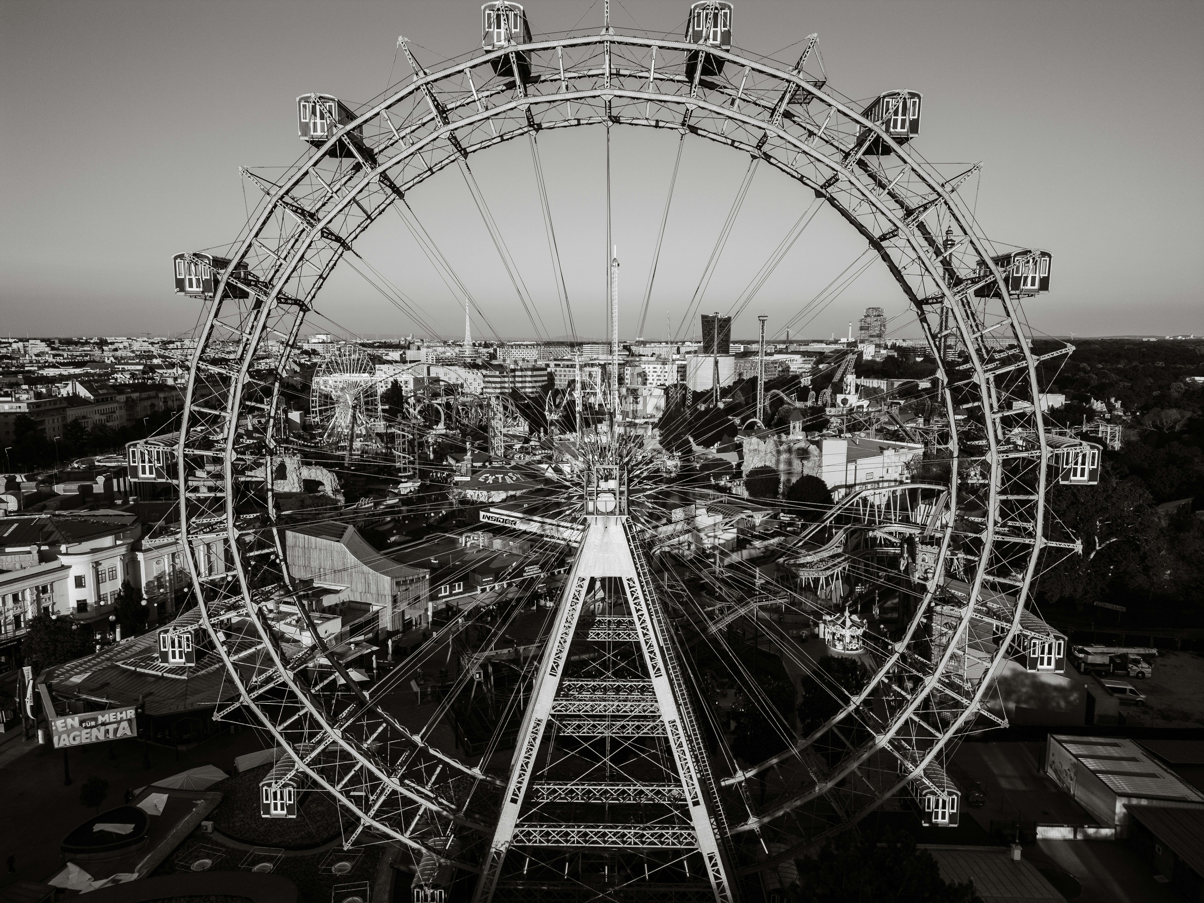 普拉特游乐园与百年摩天轮