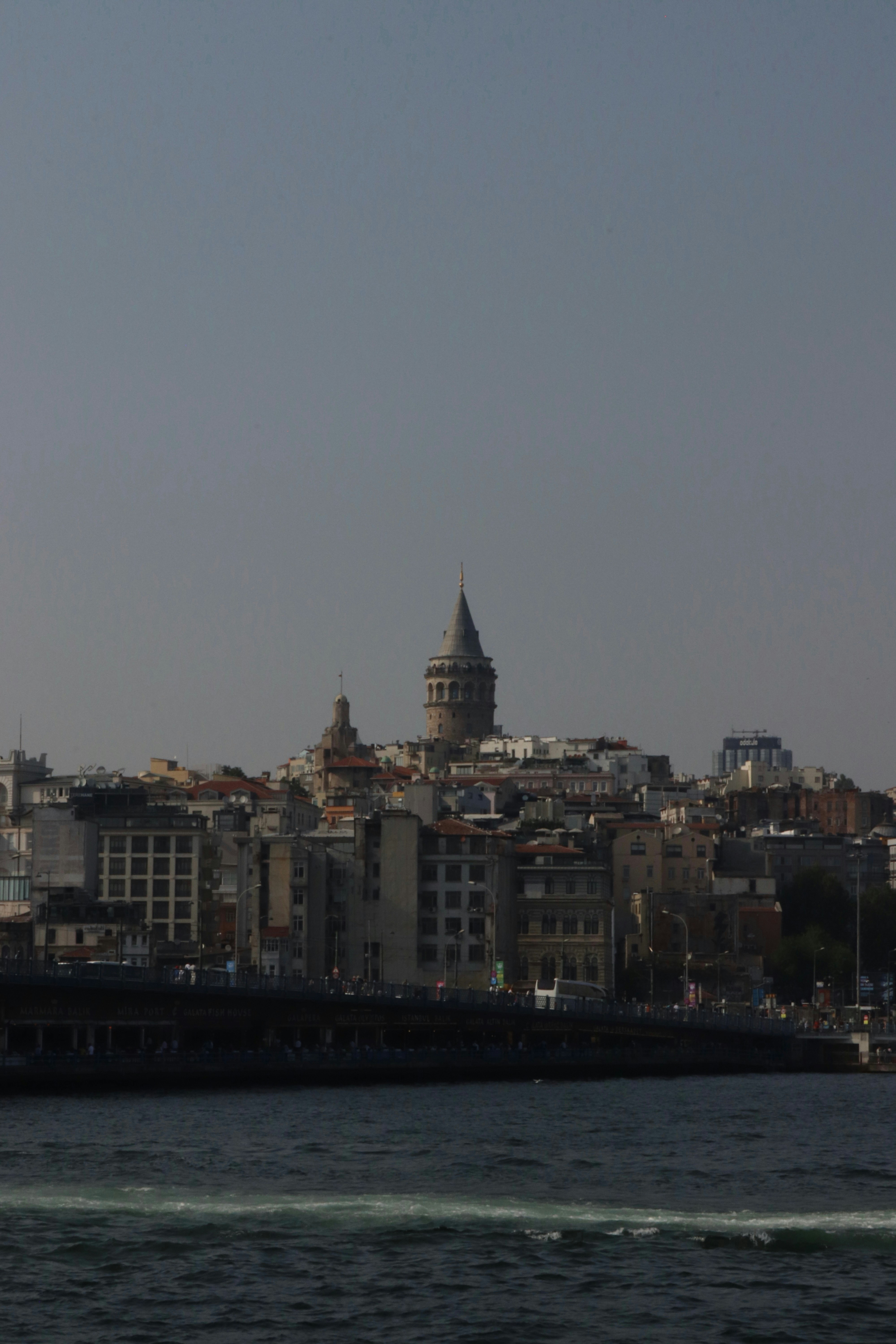 Istanbul skyline with medical facilities