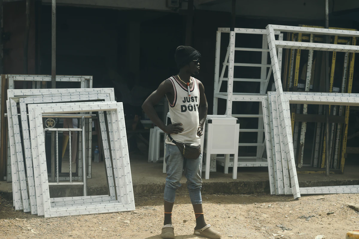 Portail Aluminium Motorisé — Djougou, Bénin