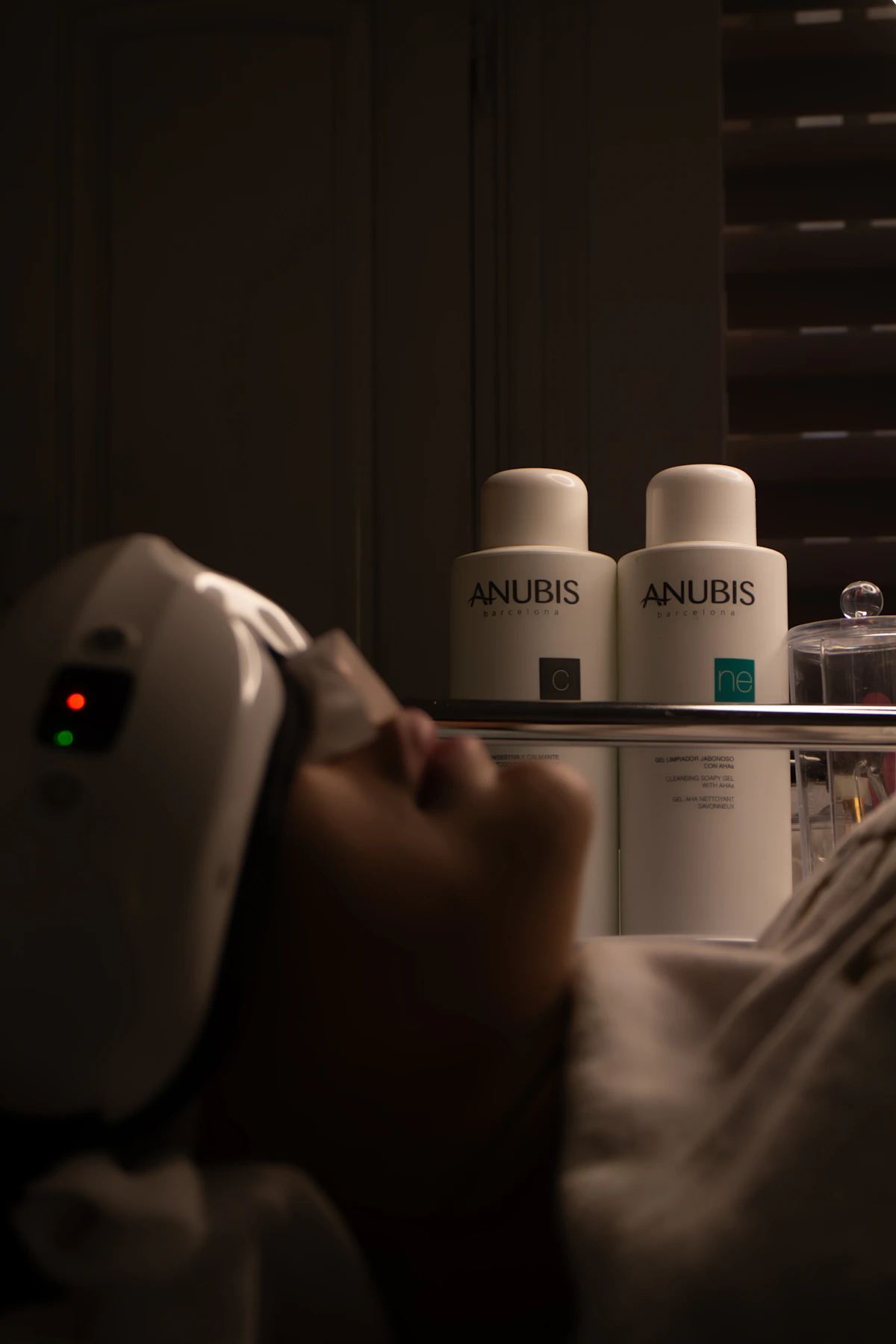 Relaxing facial skincare treatment focused on clean, glowing skin