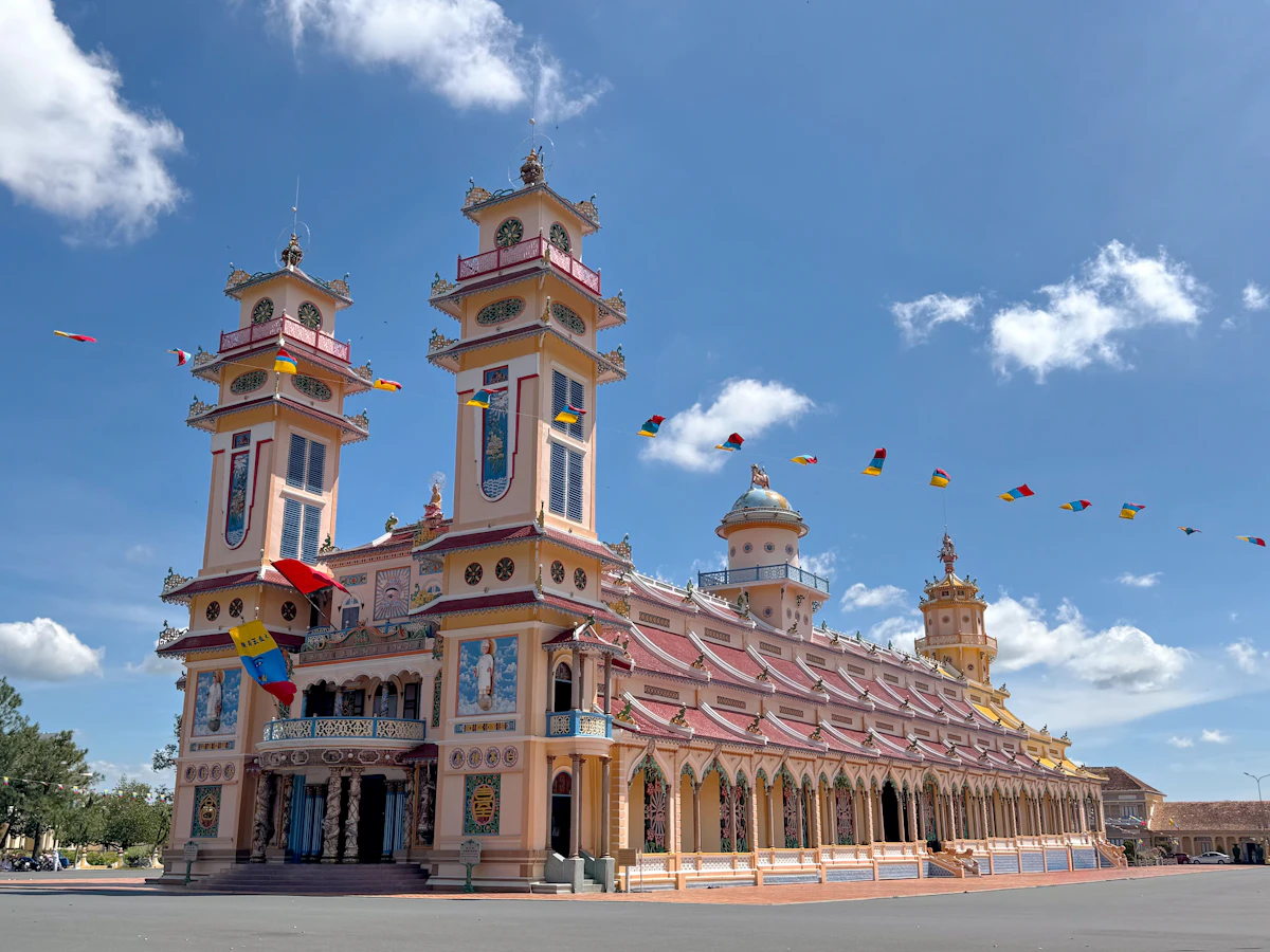 Cao Dai Great Divine Temple in Tay Ninh