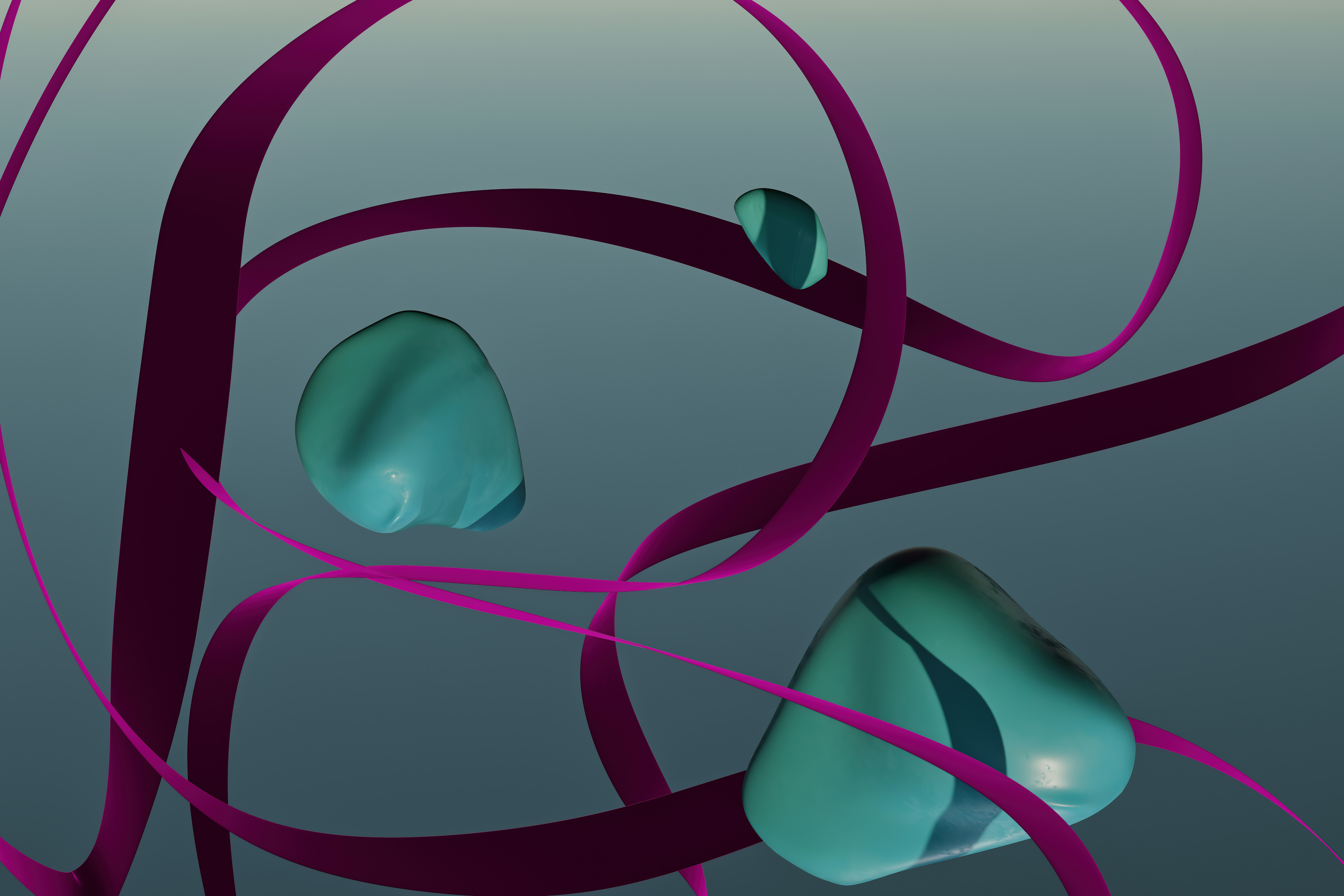  A dynamic, abstract digital graphic featuring flowing, complex patterns and vibrant colors, illustrating the sophisticated visual output achieved through custom shader programming.