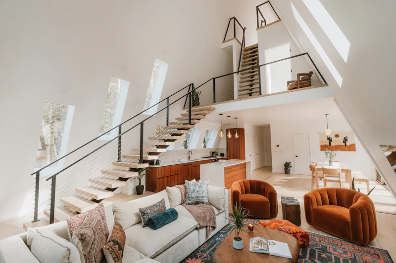 Intérieur bois et lumière