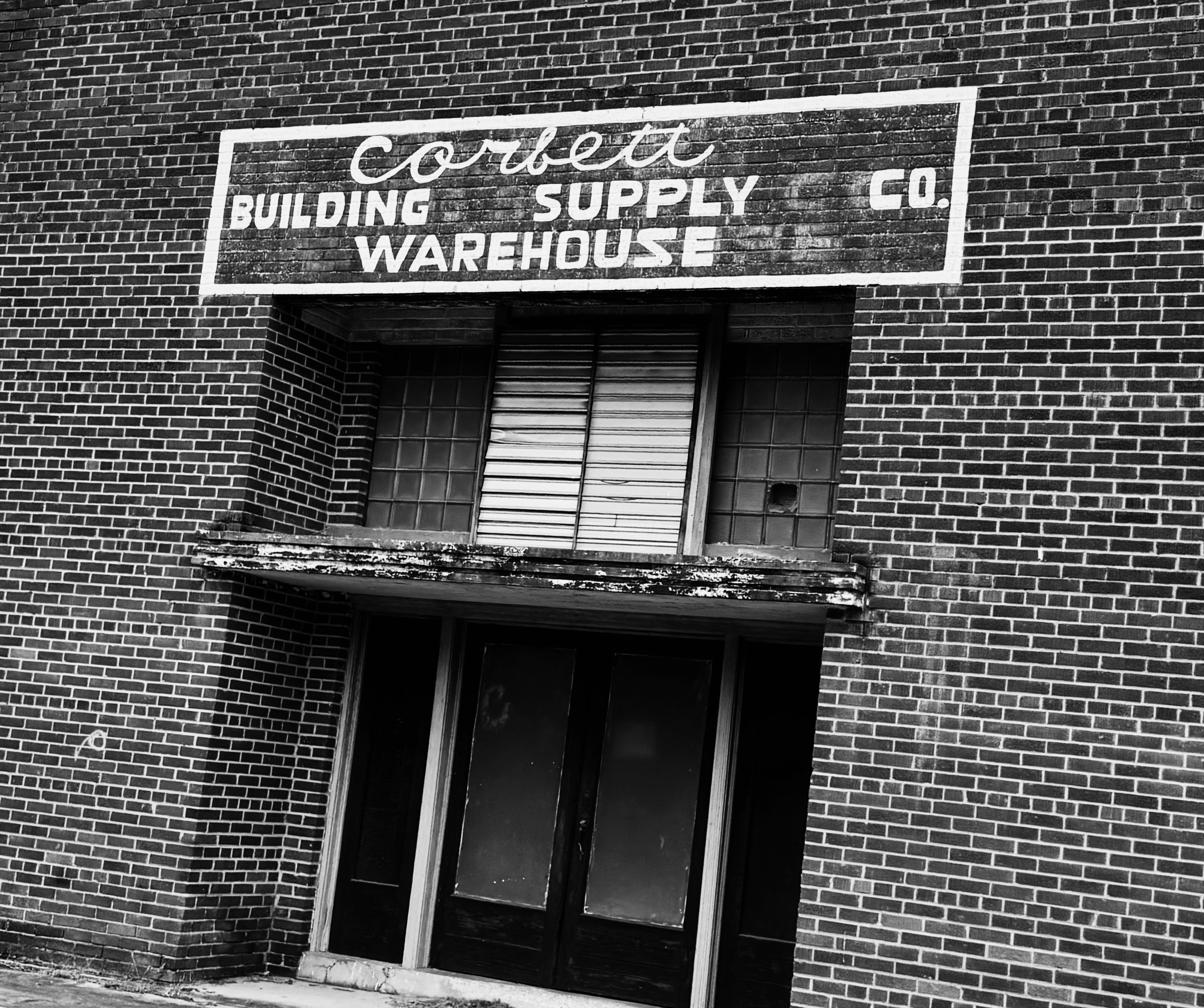 Corbett building supply warehouse exterior