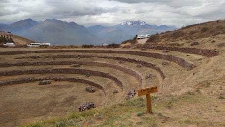 The Sacred Valley - The concentric Incan agricultural terraces at Moray