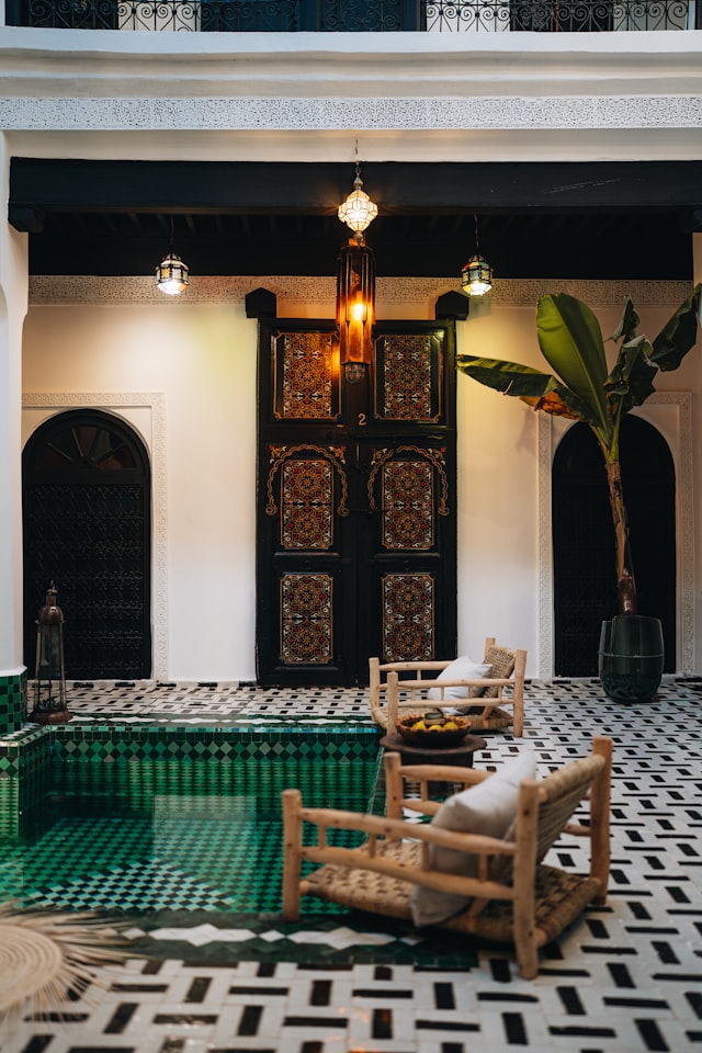 Morocco riad pool luxury