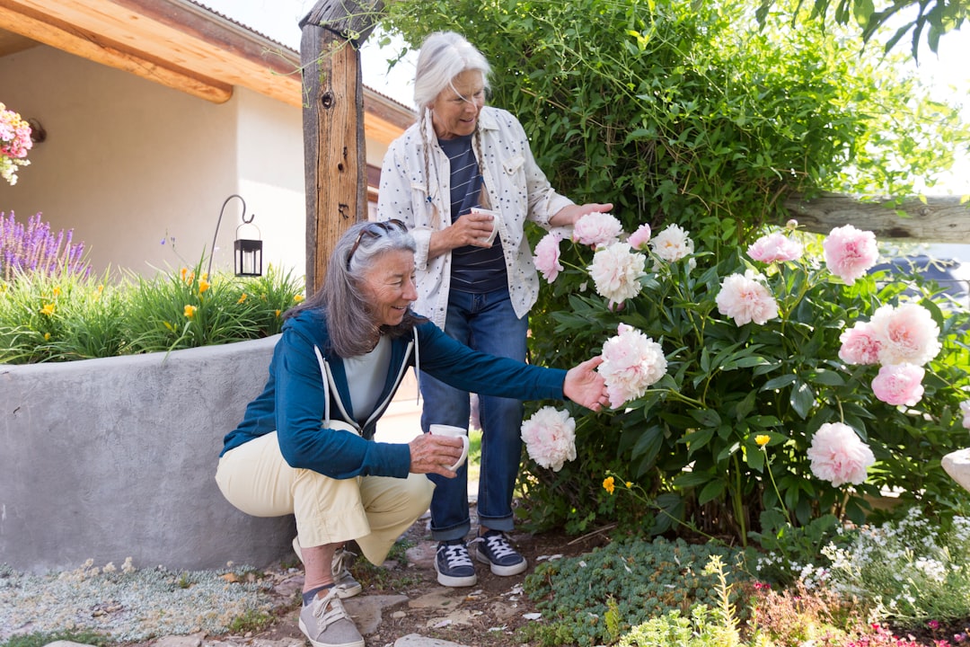 Fayer Family Homecare caregiver assisting a senior with a hobby like gardening or a puzzle - companionship care services Fayer Family Homecare caregiver assisting a senior with a hobby like gardening or a puzzle - companionship care services