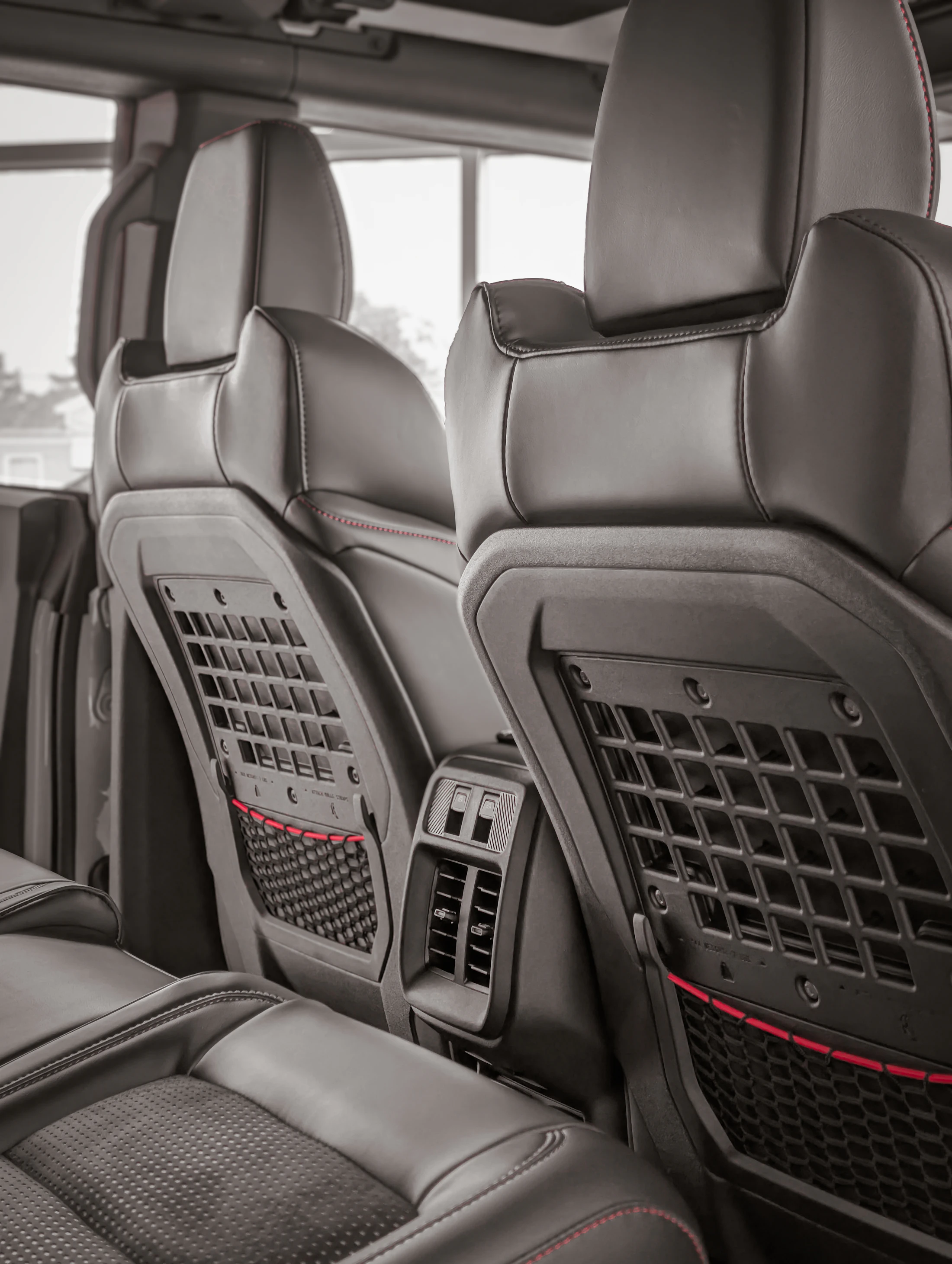 Organized vehicle interior prepared for practical everyday car life