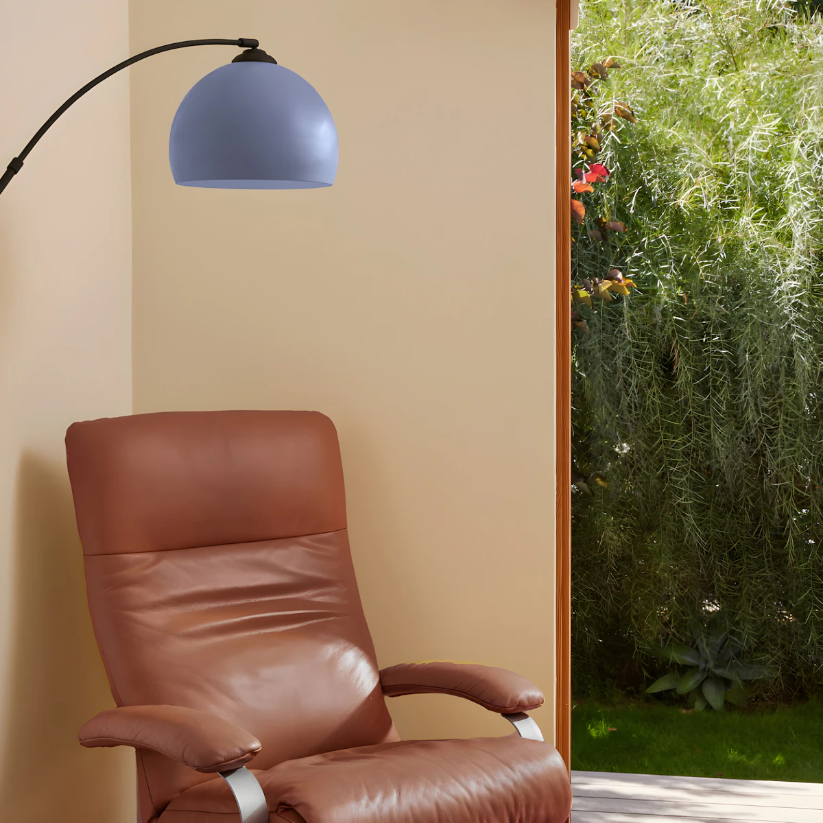 Library Wing Chair — Leather Furniture by Leatherooze Exports, Udaipur