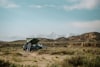 rooftop tent in mountainous landscape