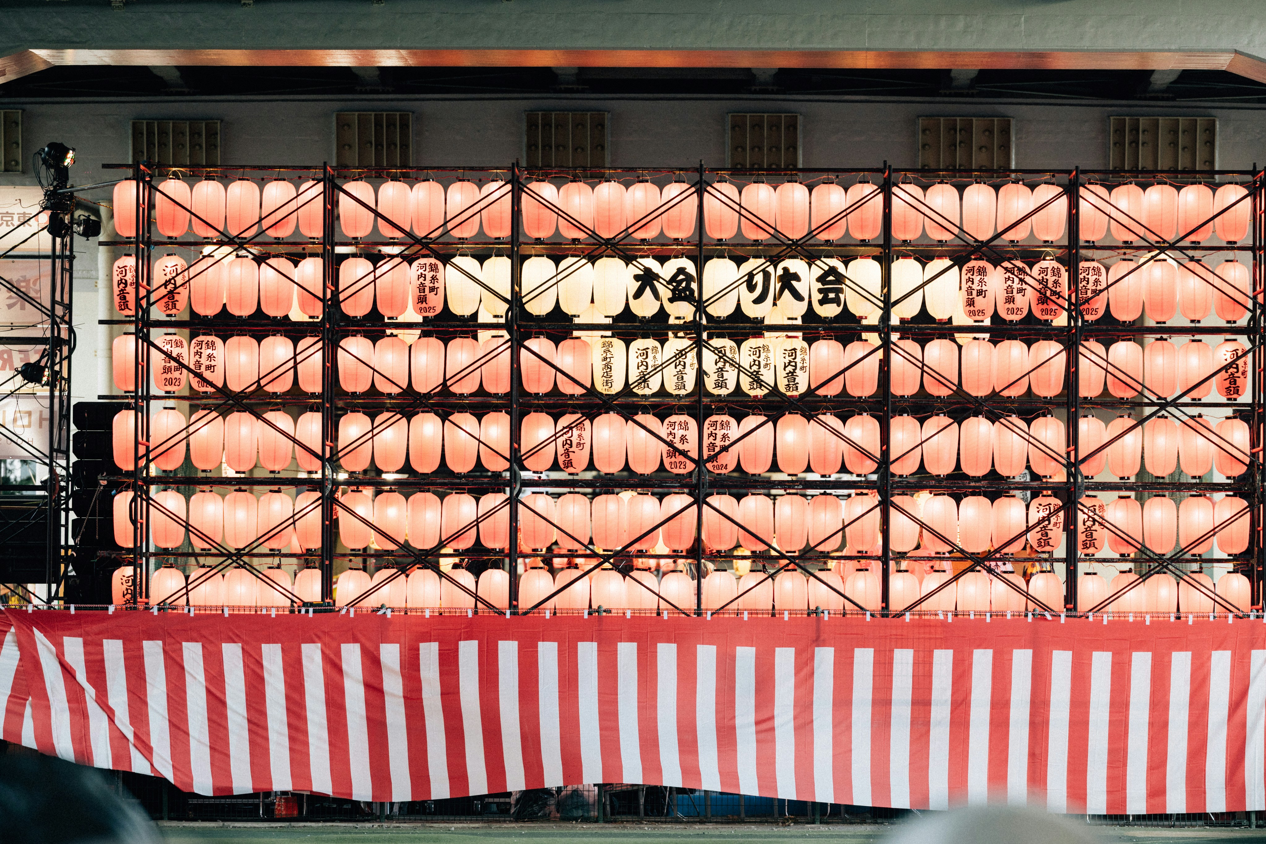 Close-up of Japanese convenience store oden counter with daikon and eggs