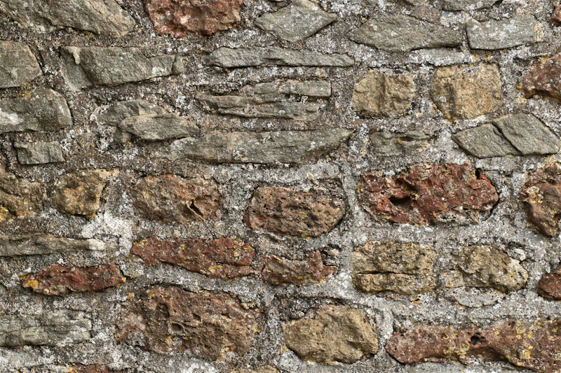 Rough irregular stone blocks