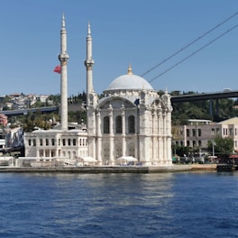 Ortaköy mosque on the bosphorus strait in istanbul