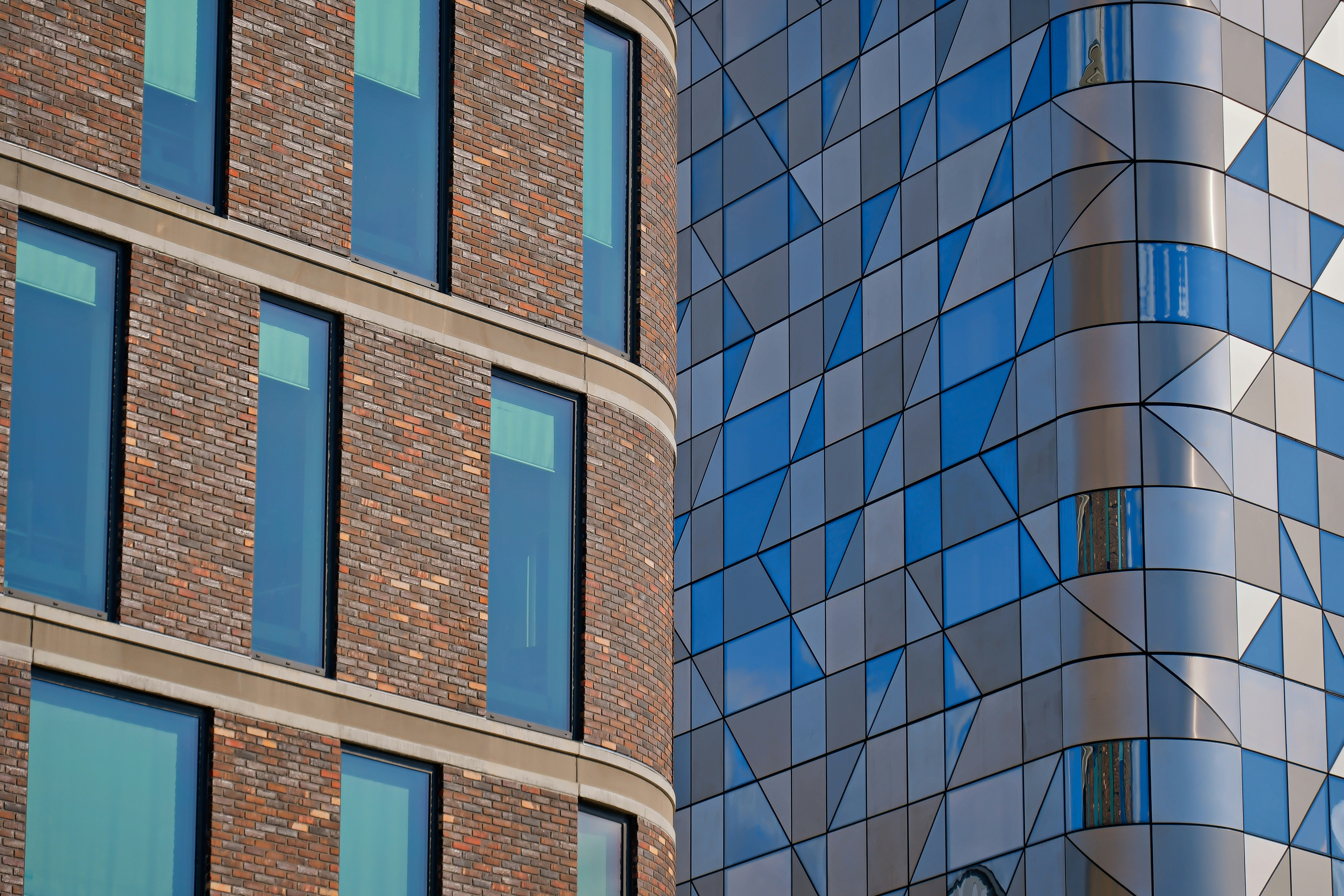 Two adjacent modern buildings