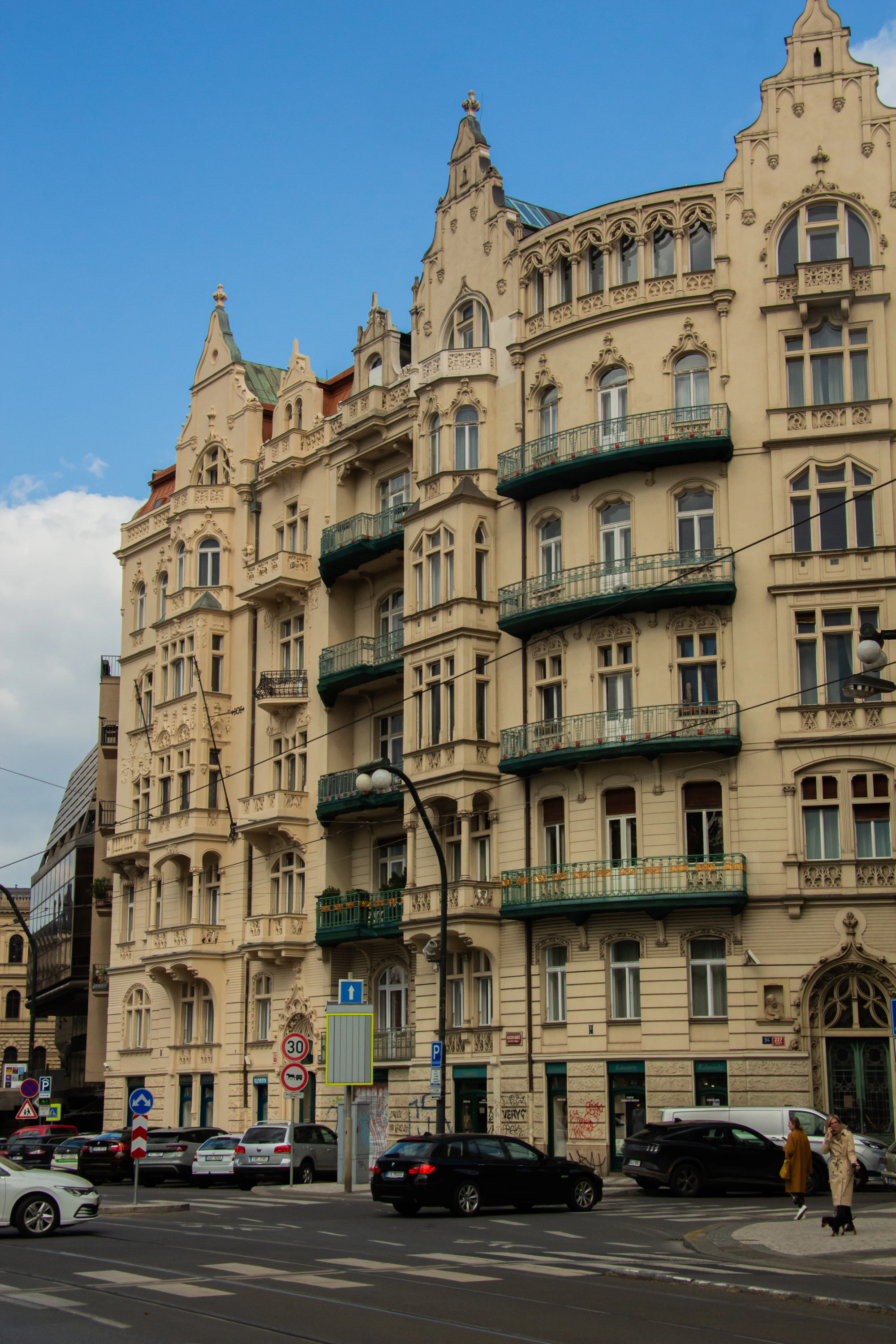 Secesní dům na pražských Vinohradech