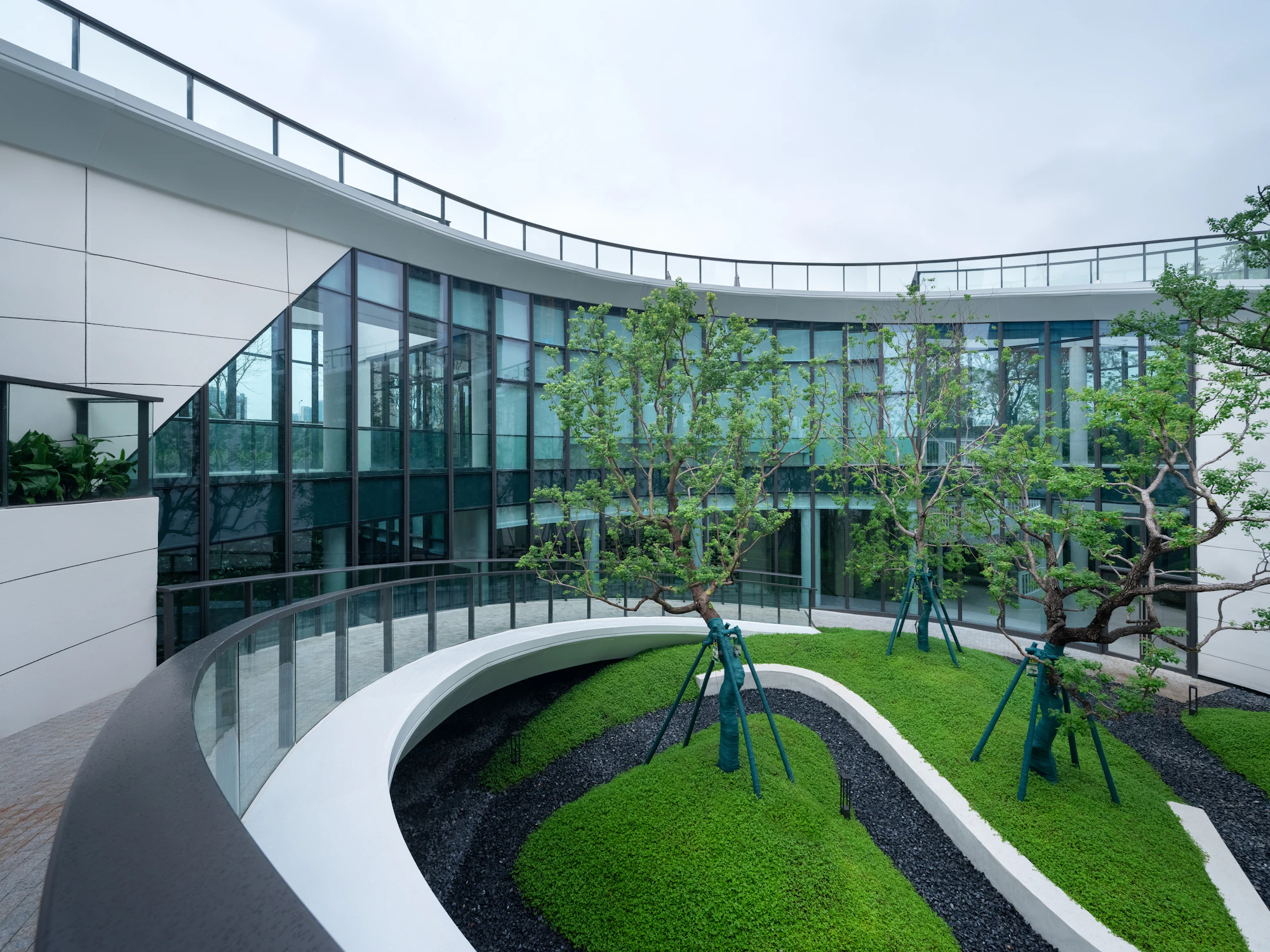 Modern building facade