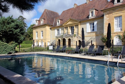 French villa with pool