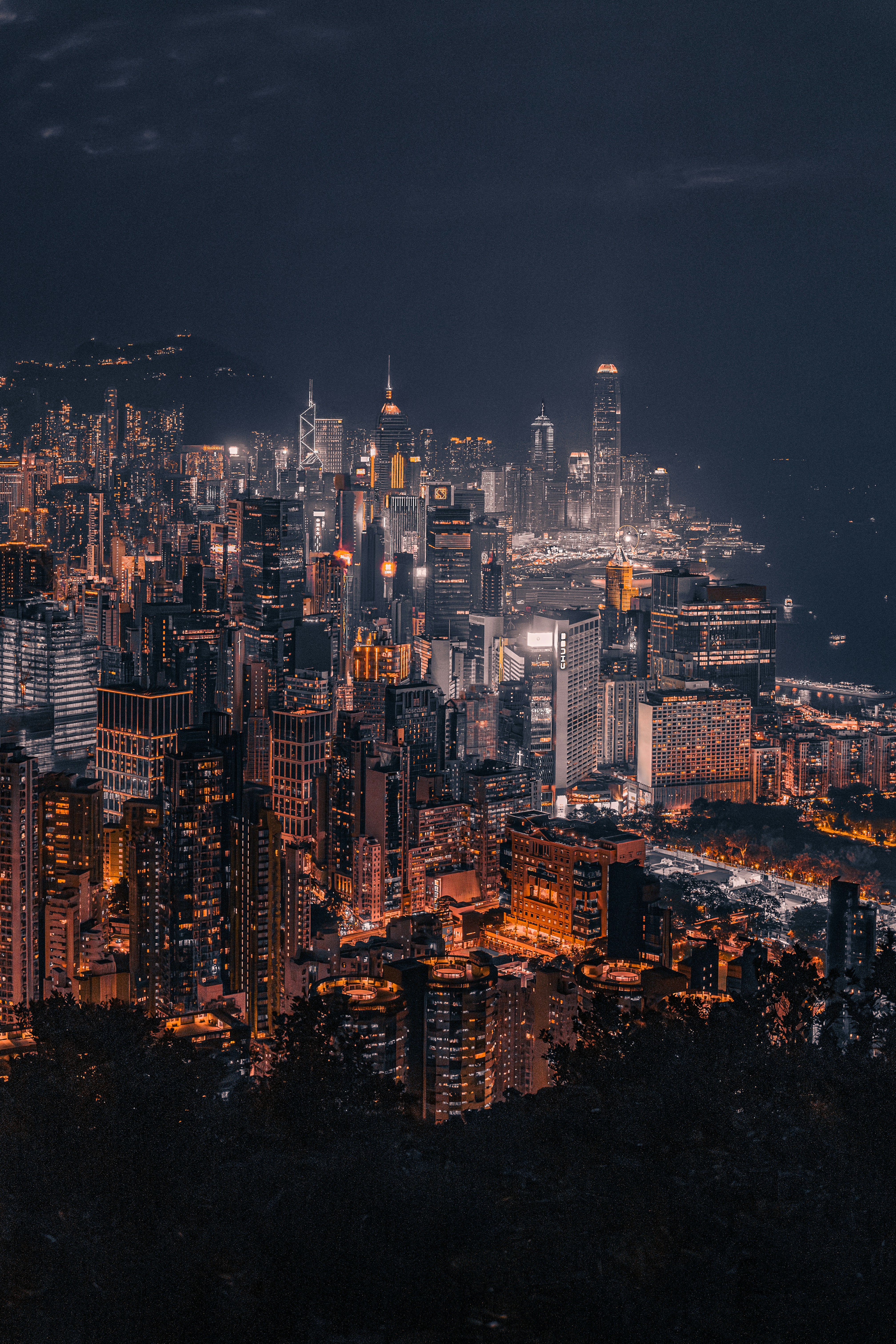 Vibrant cityscape illuminated at night with glowing lights photo – Free  Hong kong Image on Unsplash, image size:3000x4500