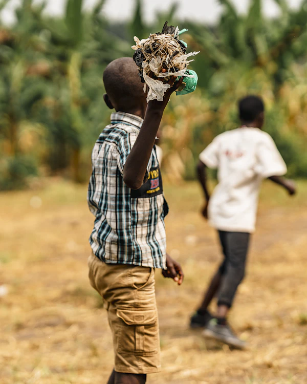 Plastic waste in Uganda