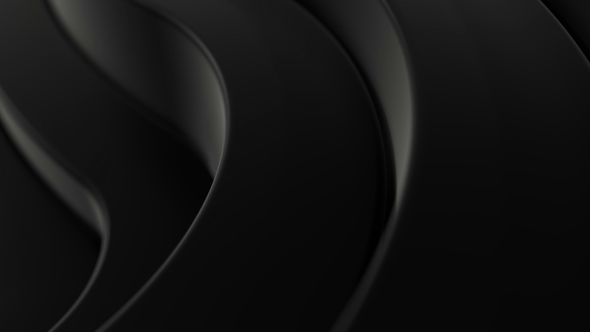 Abstract dark wavy lines with subtle highlights