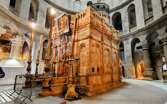The edicule of the holy sepulchre in jerusalem