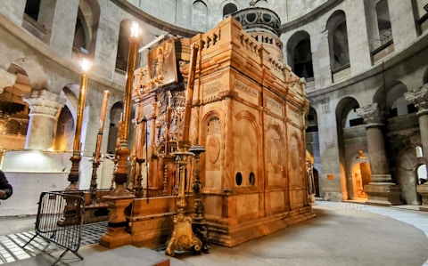 The edicule of the holy sepulchre in jerusalem