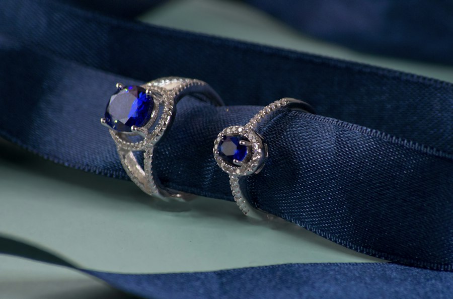 Parure Mariage Saphir Bleu Roi Qudo Bijoux bijoux et joaillerie