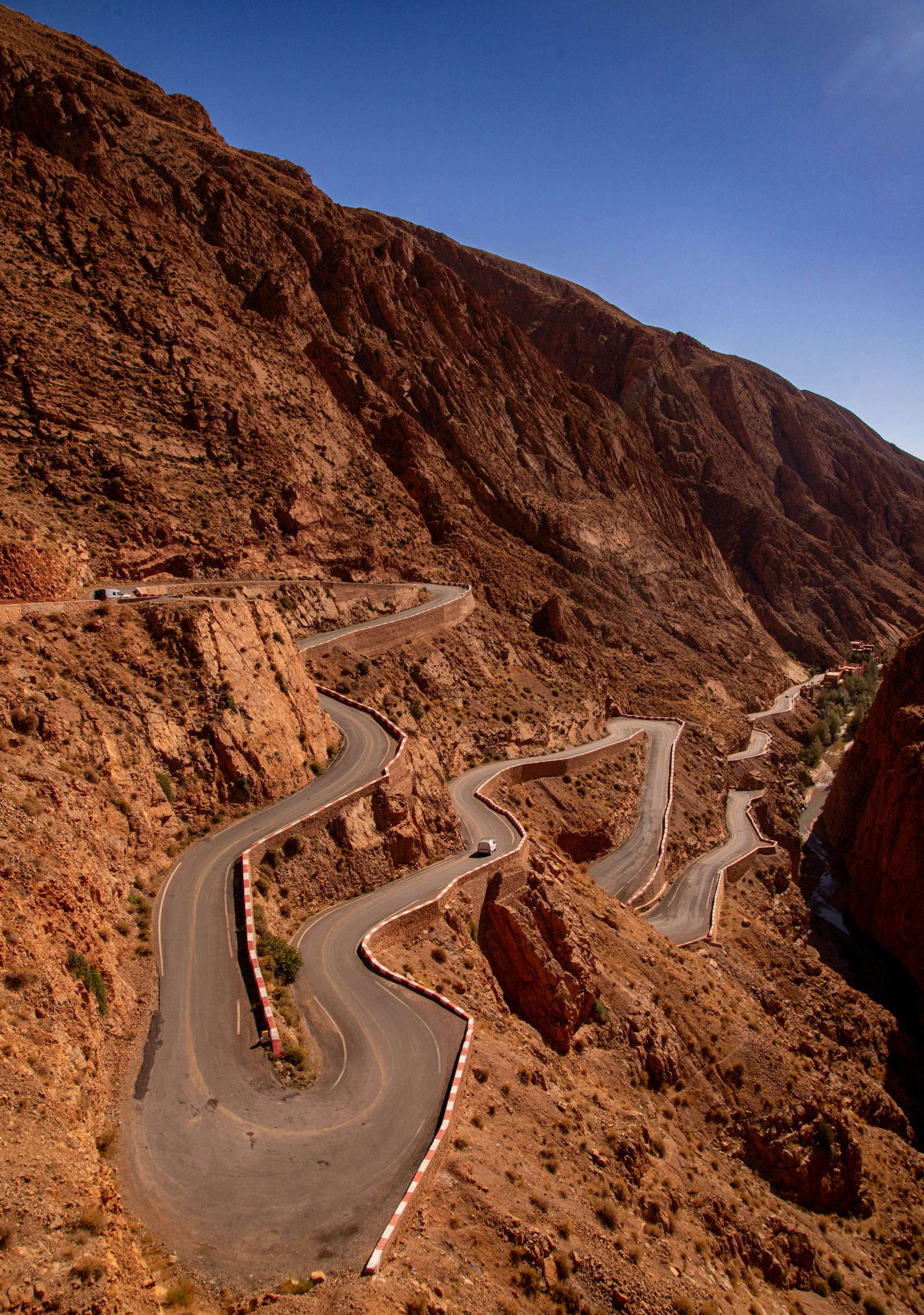 Scenic private travel route through the Dades Valley in Morocco