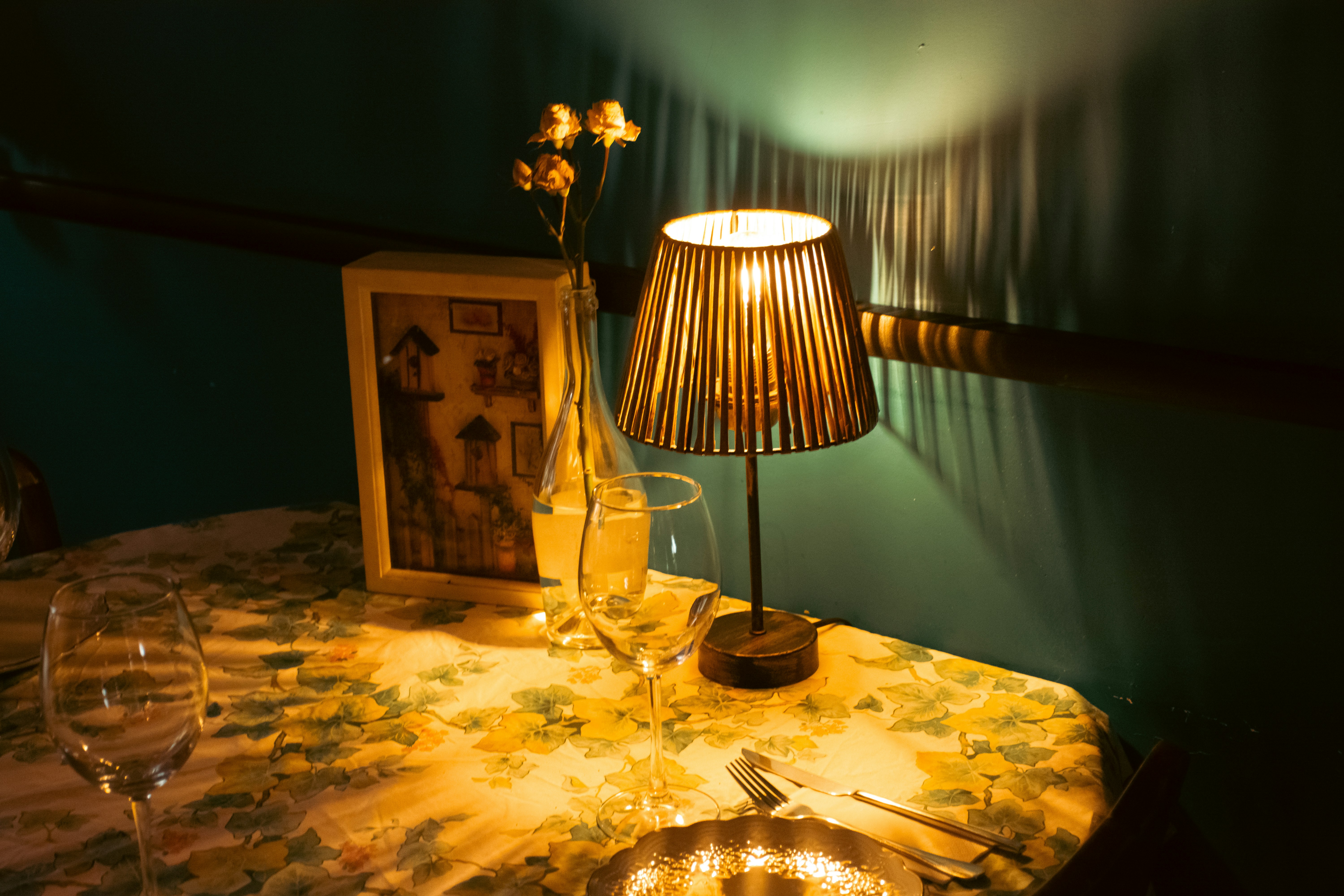 Intimate table setting