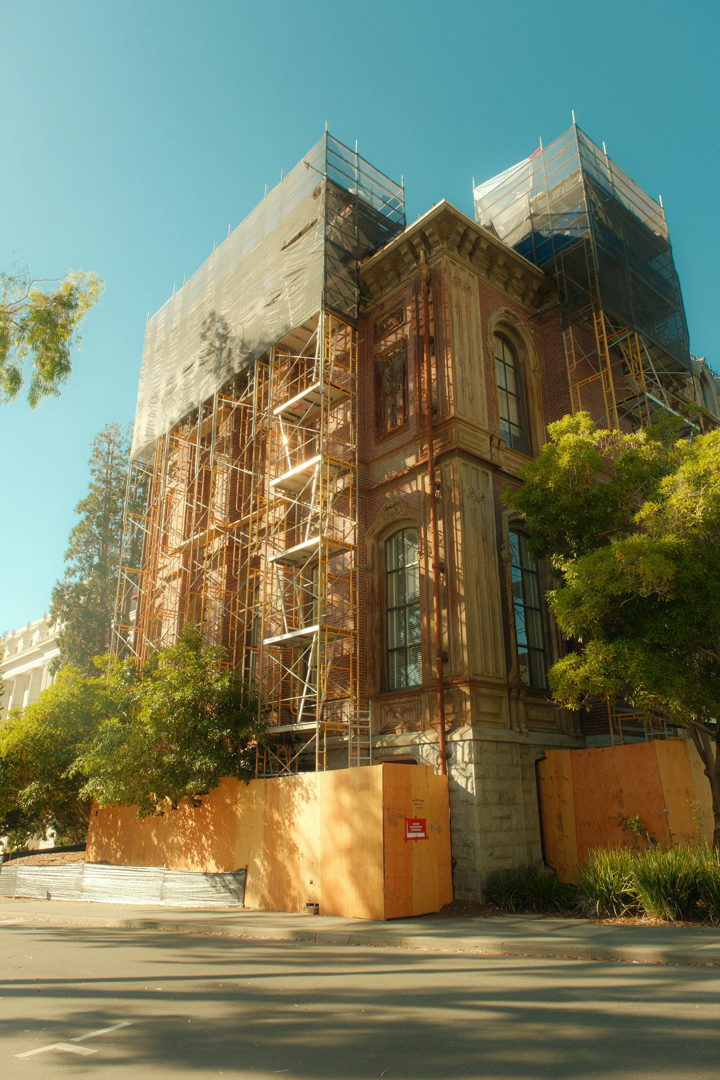 Edificio histórico en proceso de restauración