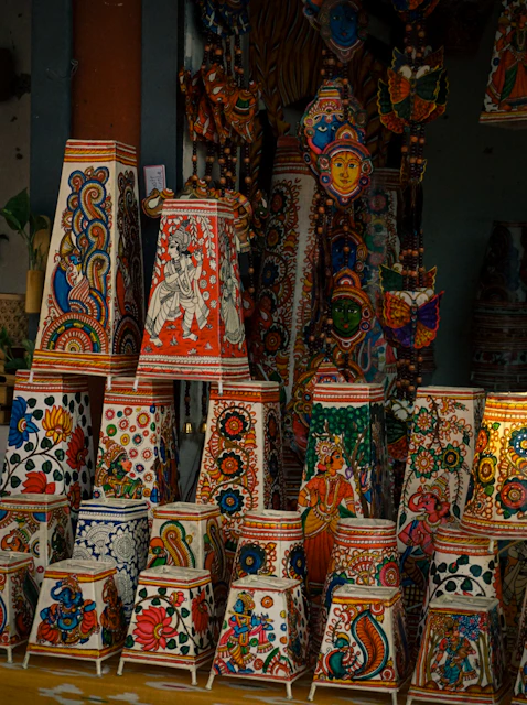 Colourful Indian crafts