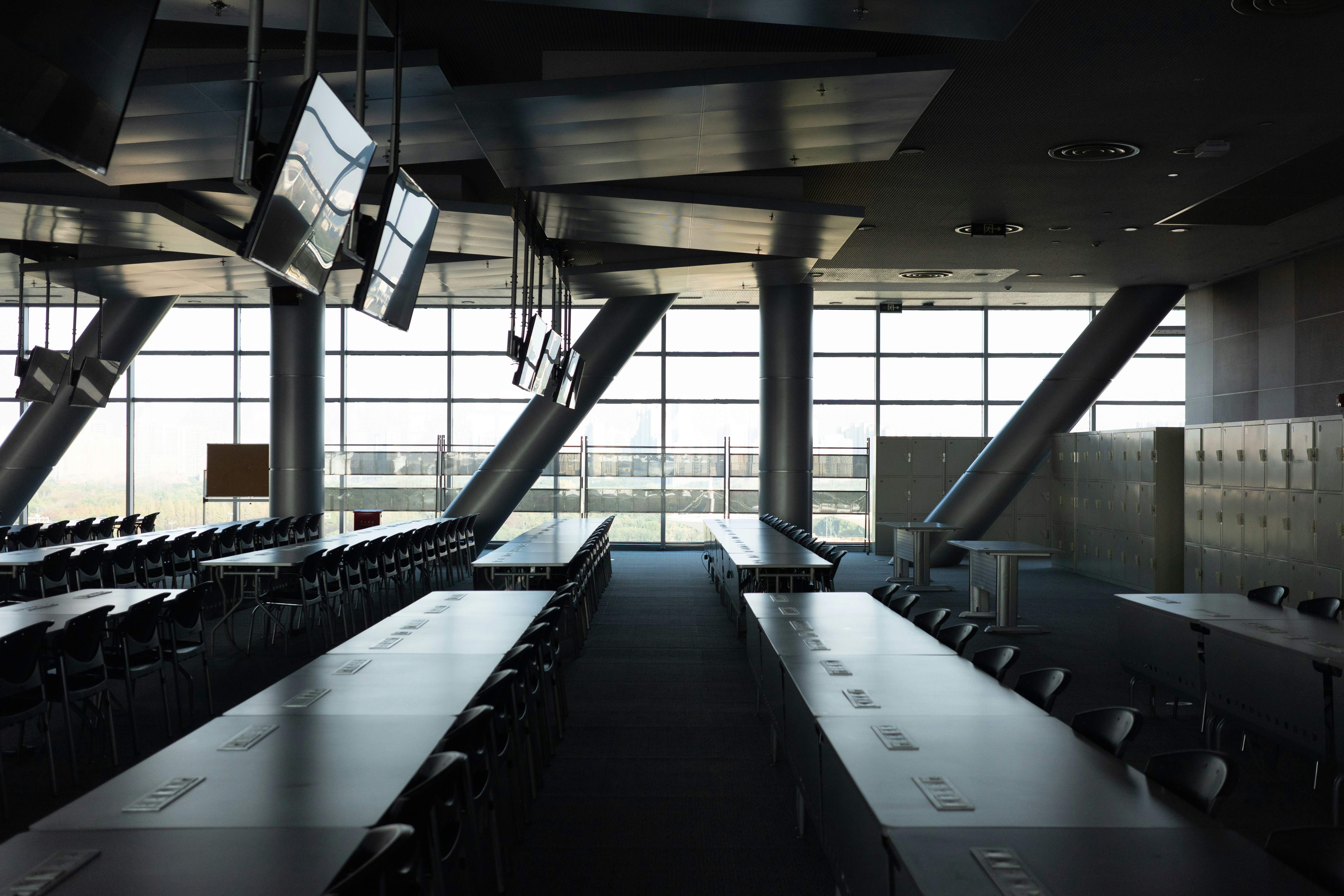 Modern conference room setup