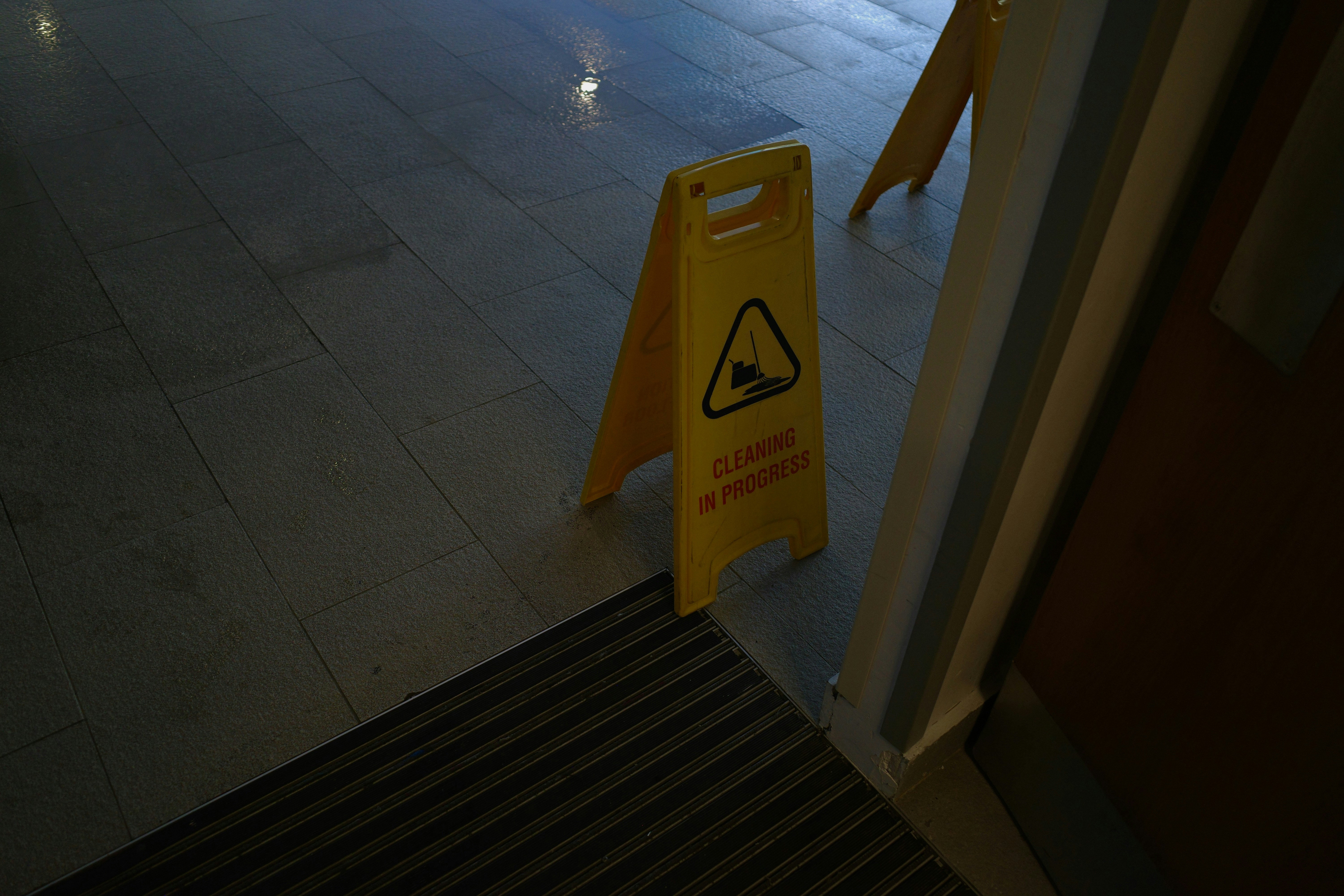 wet floor sign - Personal injury attorney lauderhill