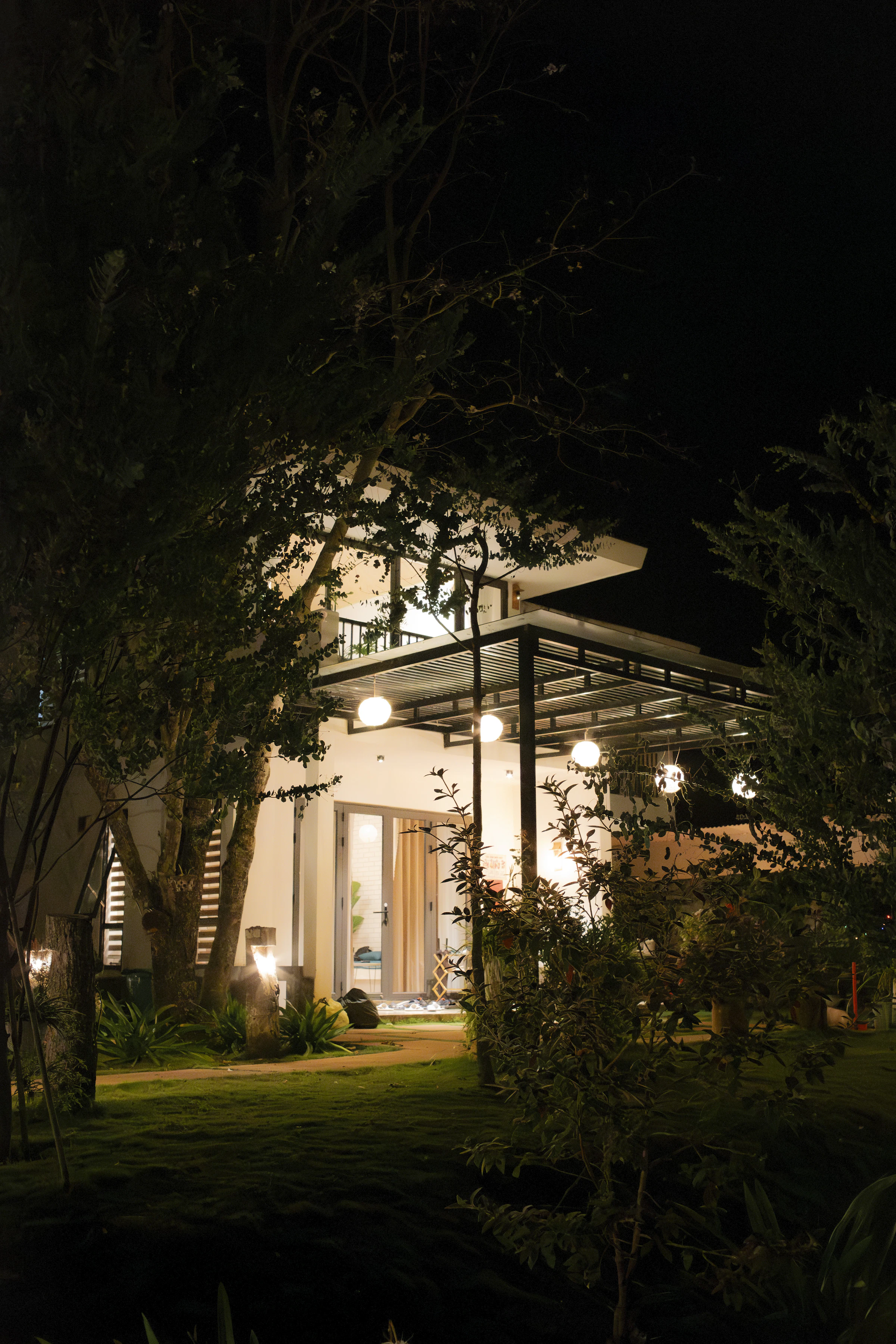 Landscape lighting project