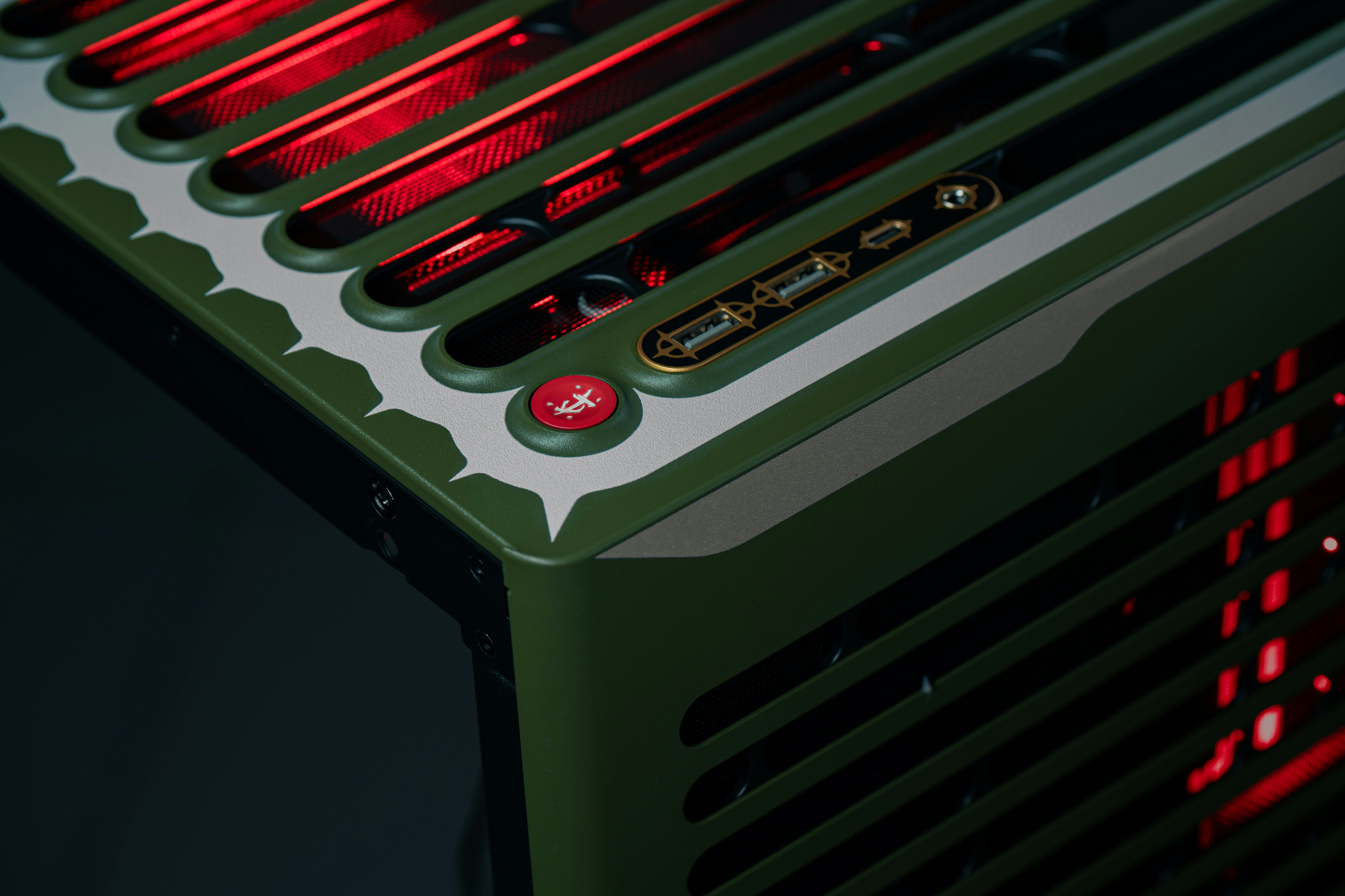 Gaming tower with RGB