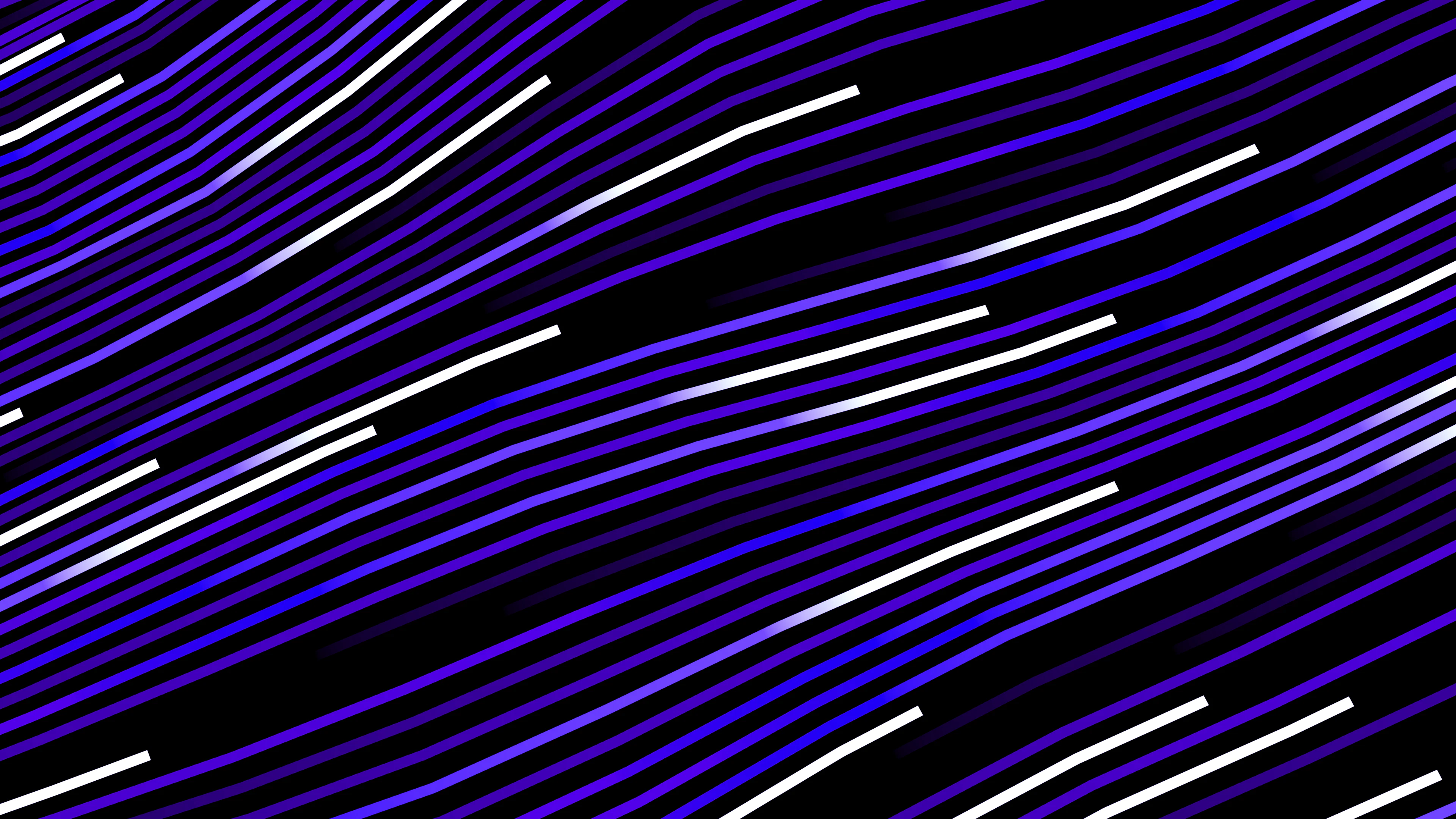 Abstract flowing lines of light