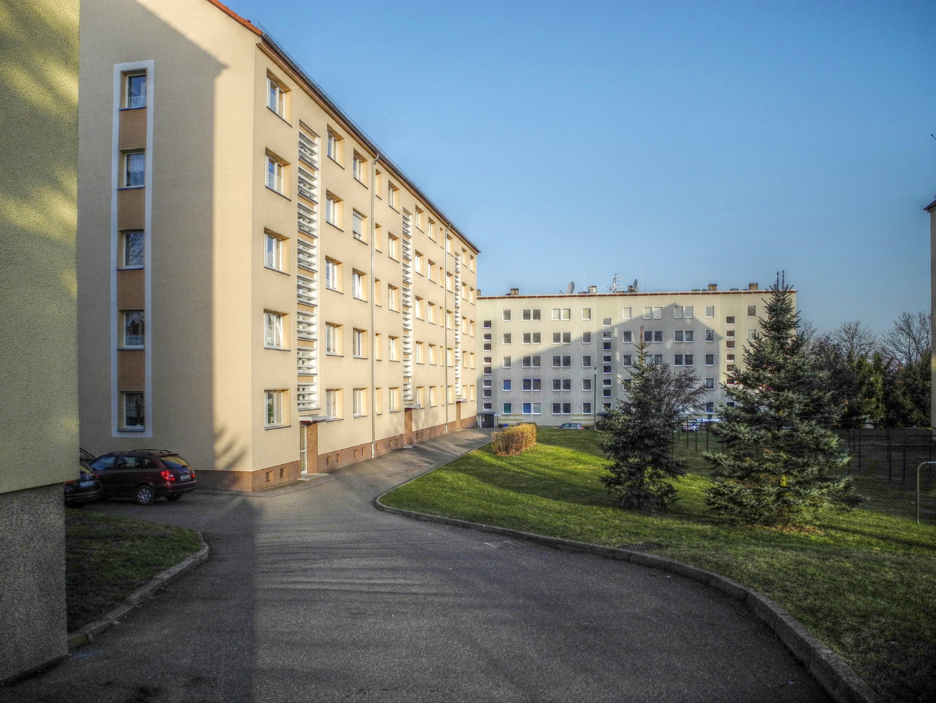 Saniertes Neubaugebiet im Osten