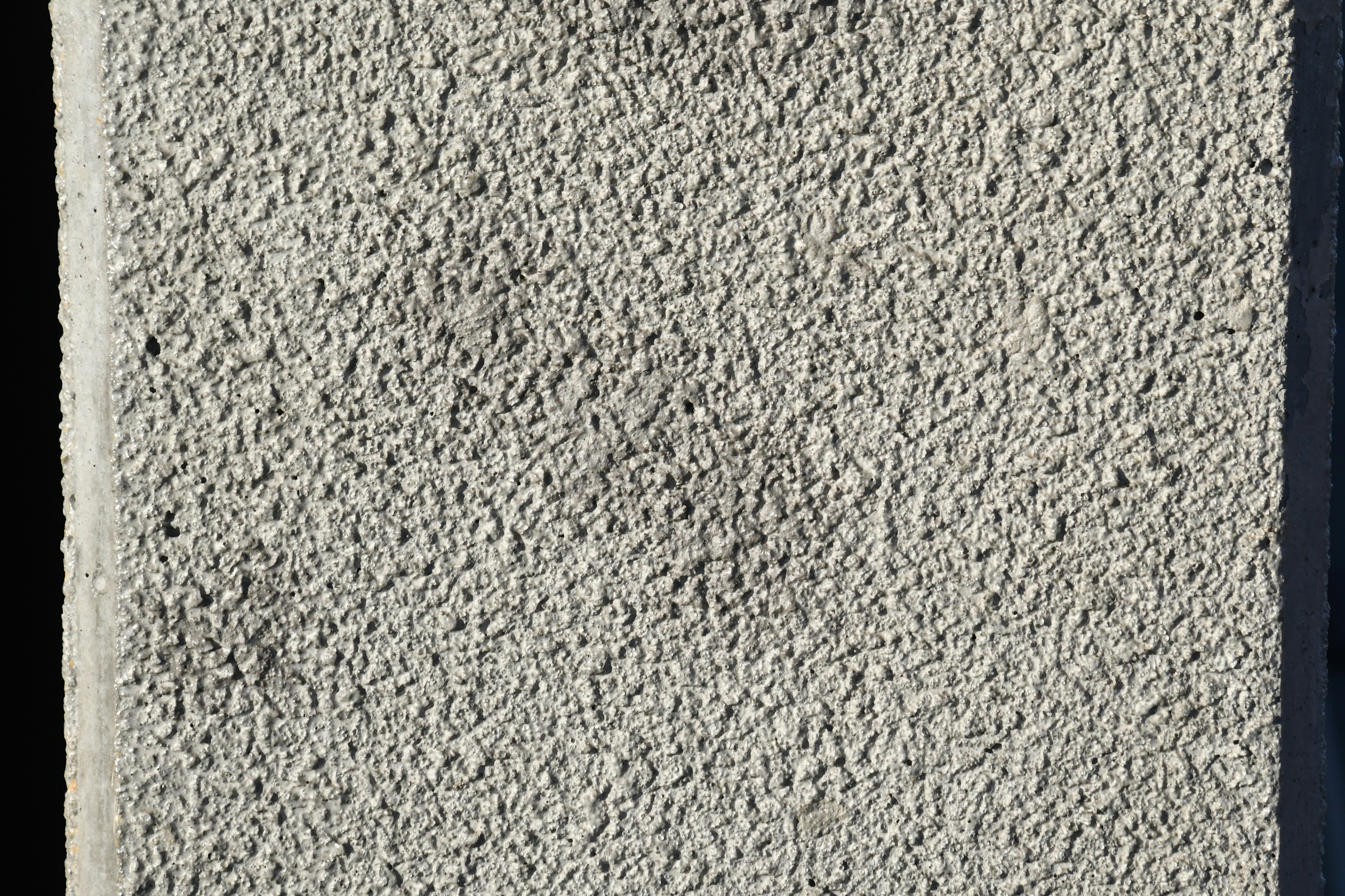 Close-up of a textured concrete surface