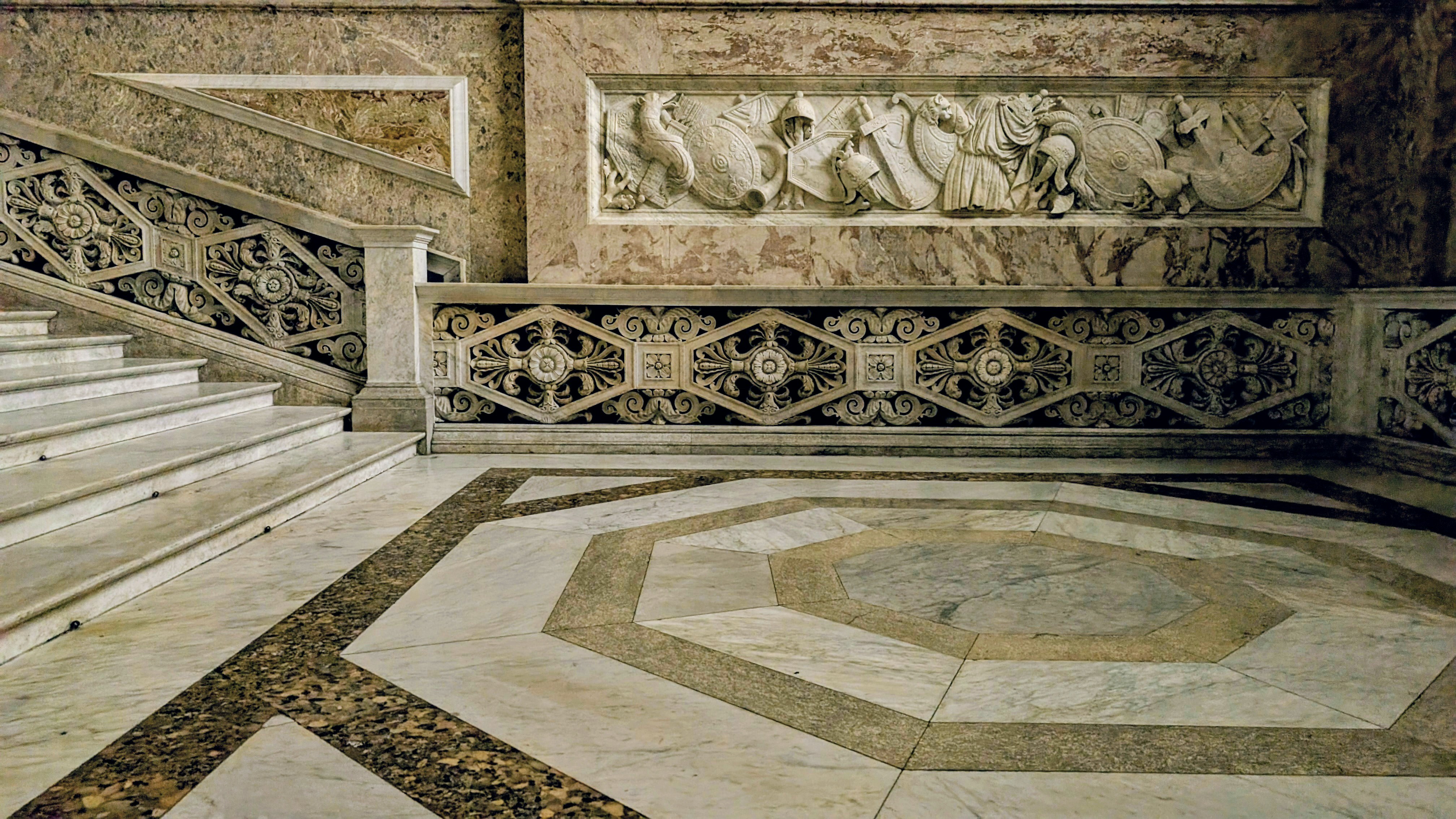 Marble staircase