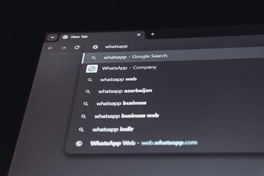 Google search results for whatsapp