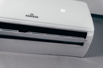 White air conditioner unit displaying 22 degrees