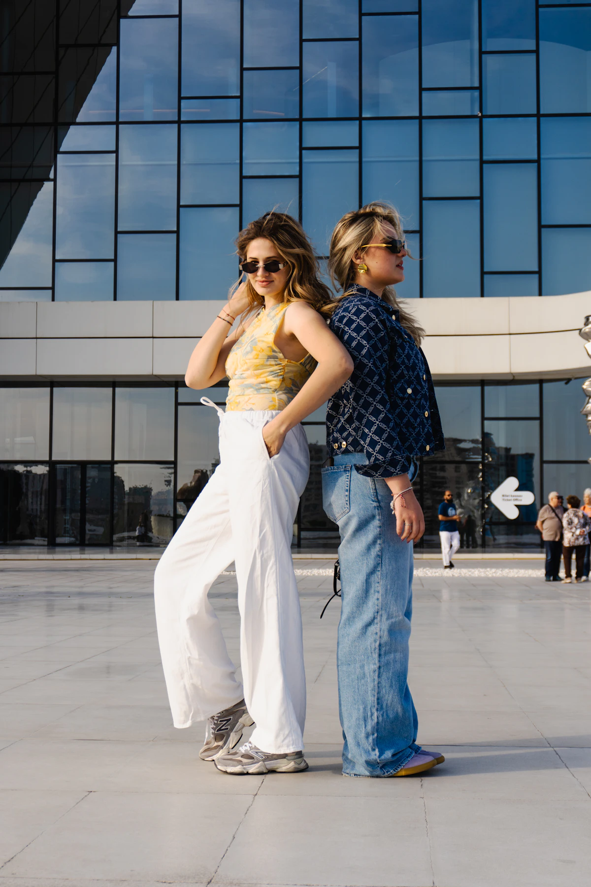 Fashion model in an occasion-wear look