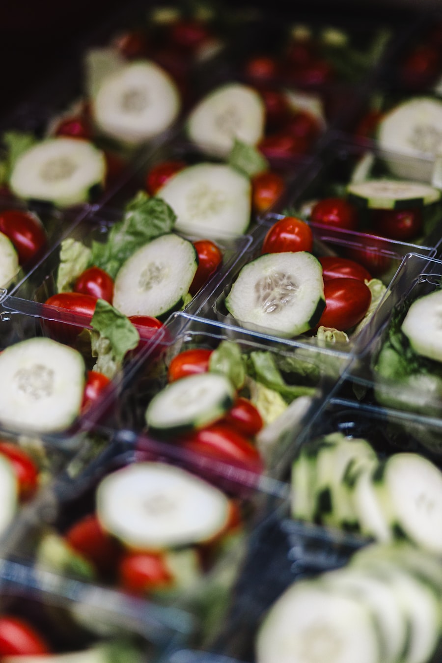Ensalada de pepino y menta