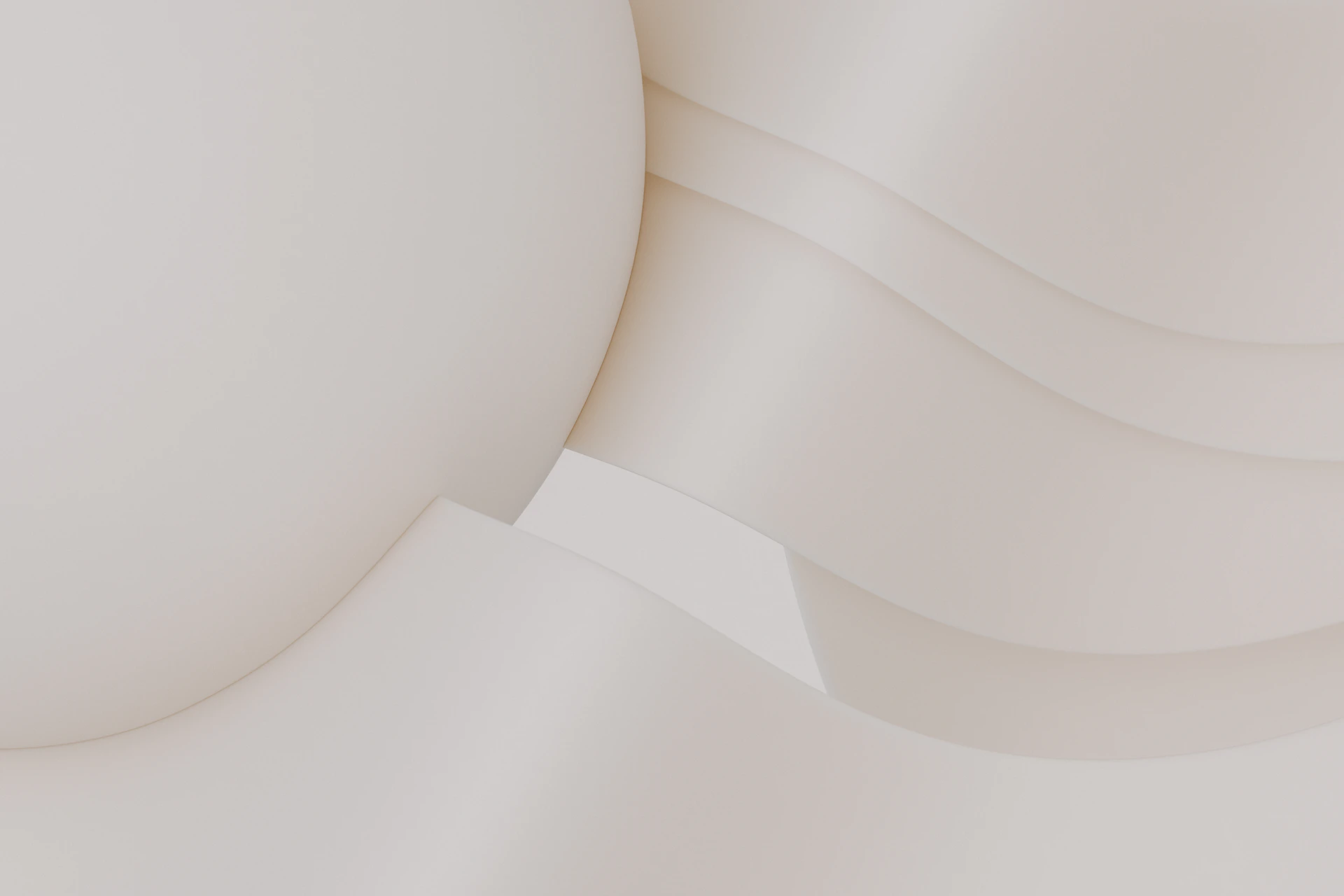 Abstract neutral background with curved shapes