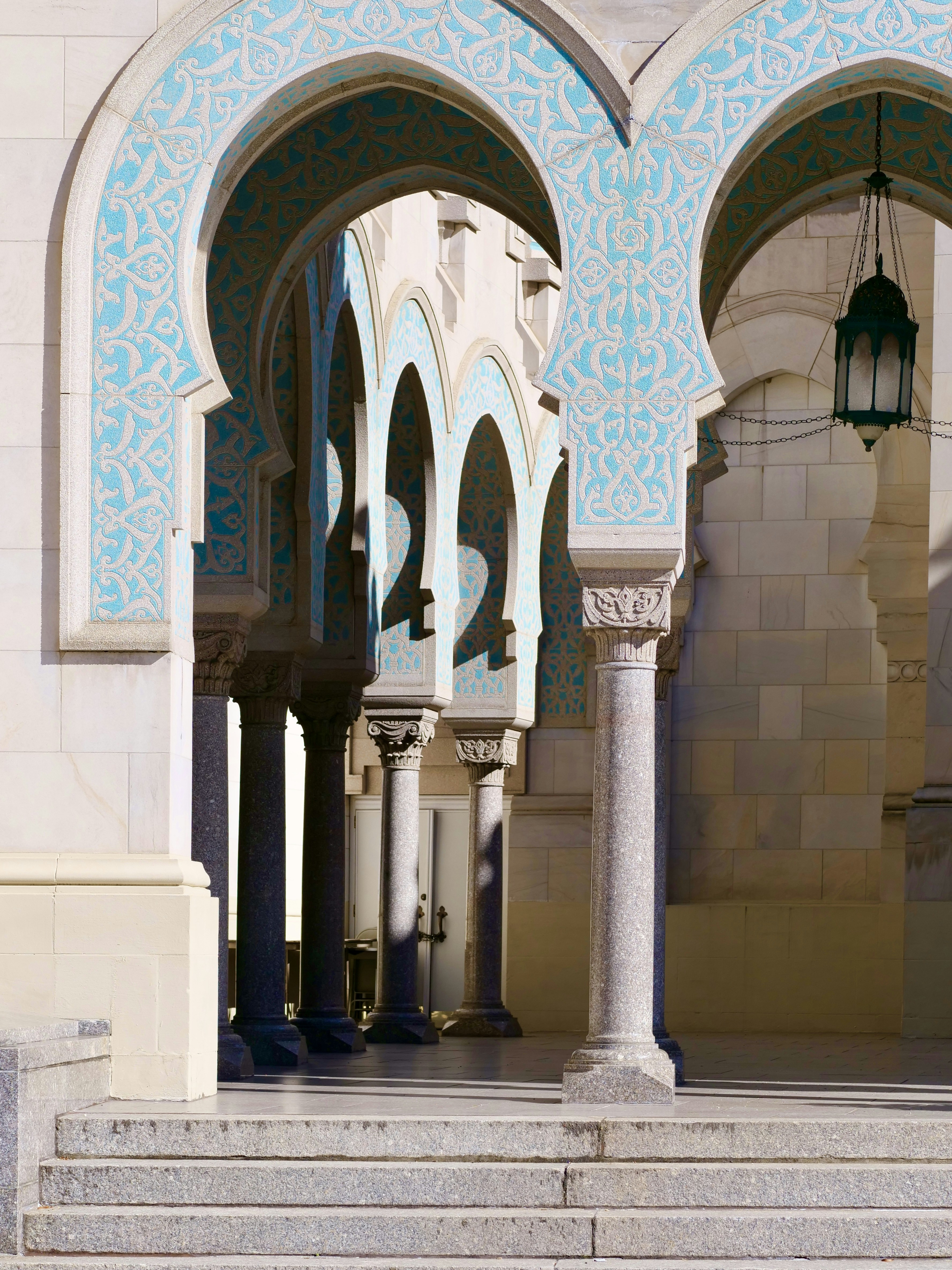 Ornate arches with intricate patterns and columns.