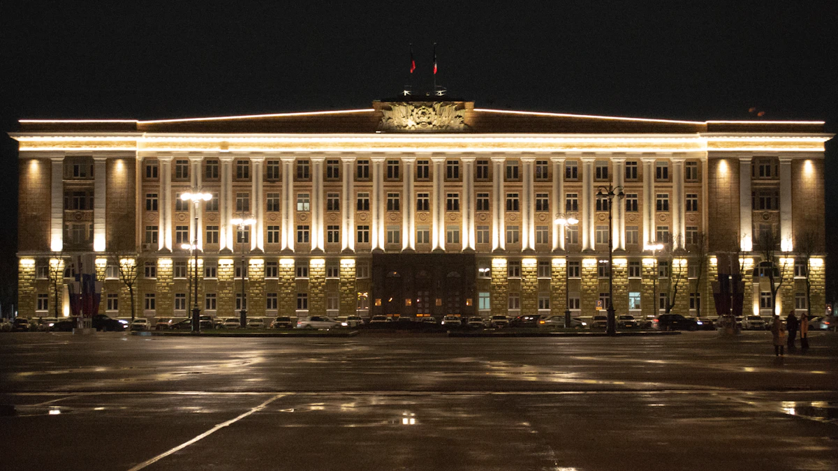 Una sede gubernamental europea, representando el tipo de objetivo de alto valor atacado por TA416.