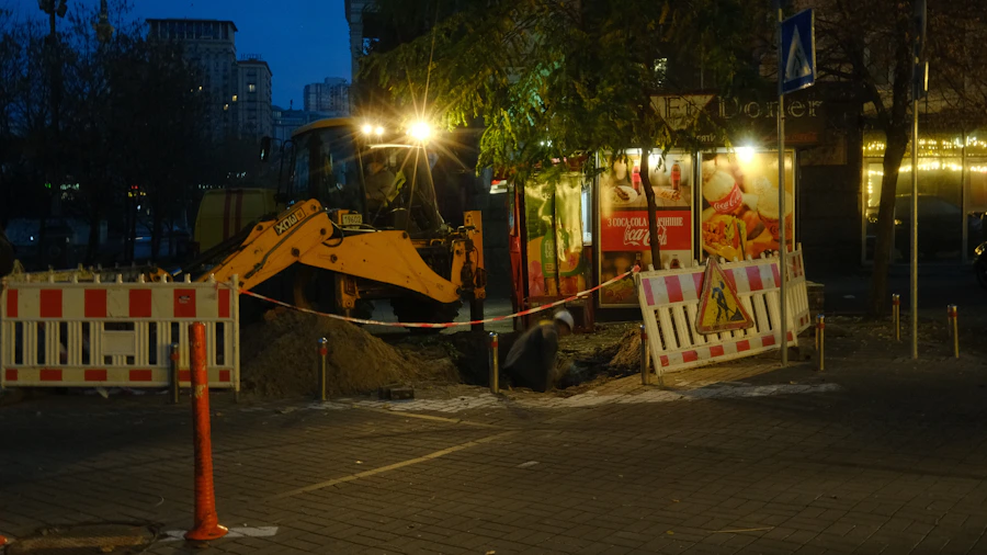 Phased construction site perimeter protection