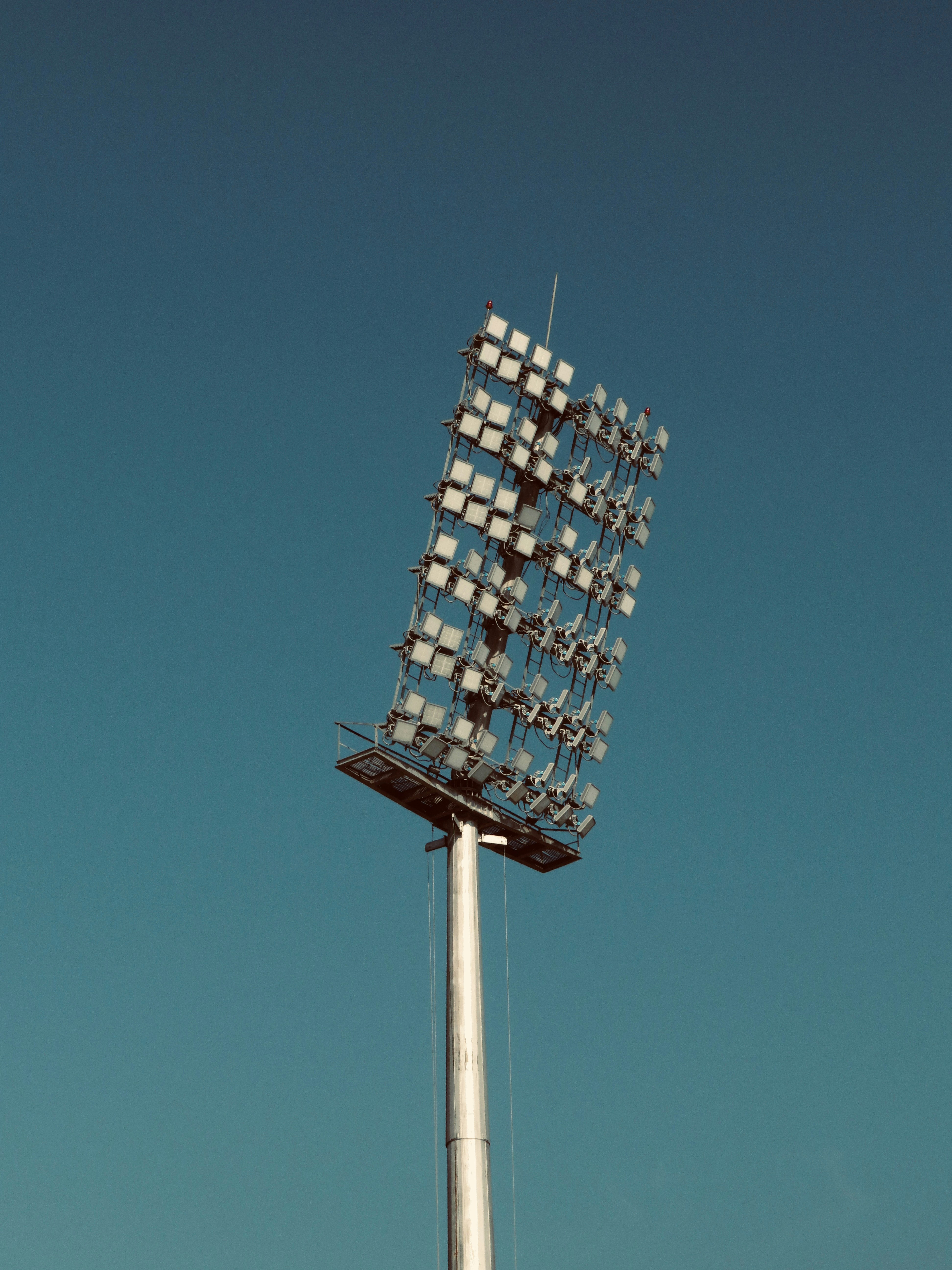 Professional Stadium Lighting - Evening View